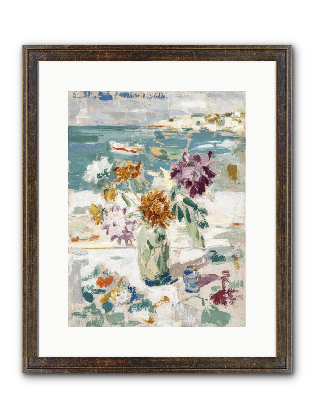 Between Blossom And Belonging Framed Print - Slimwoods Black/Gold 12x16