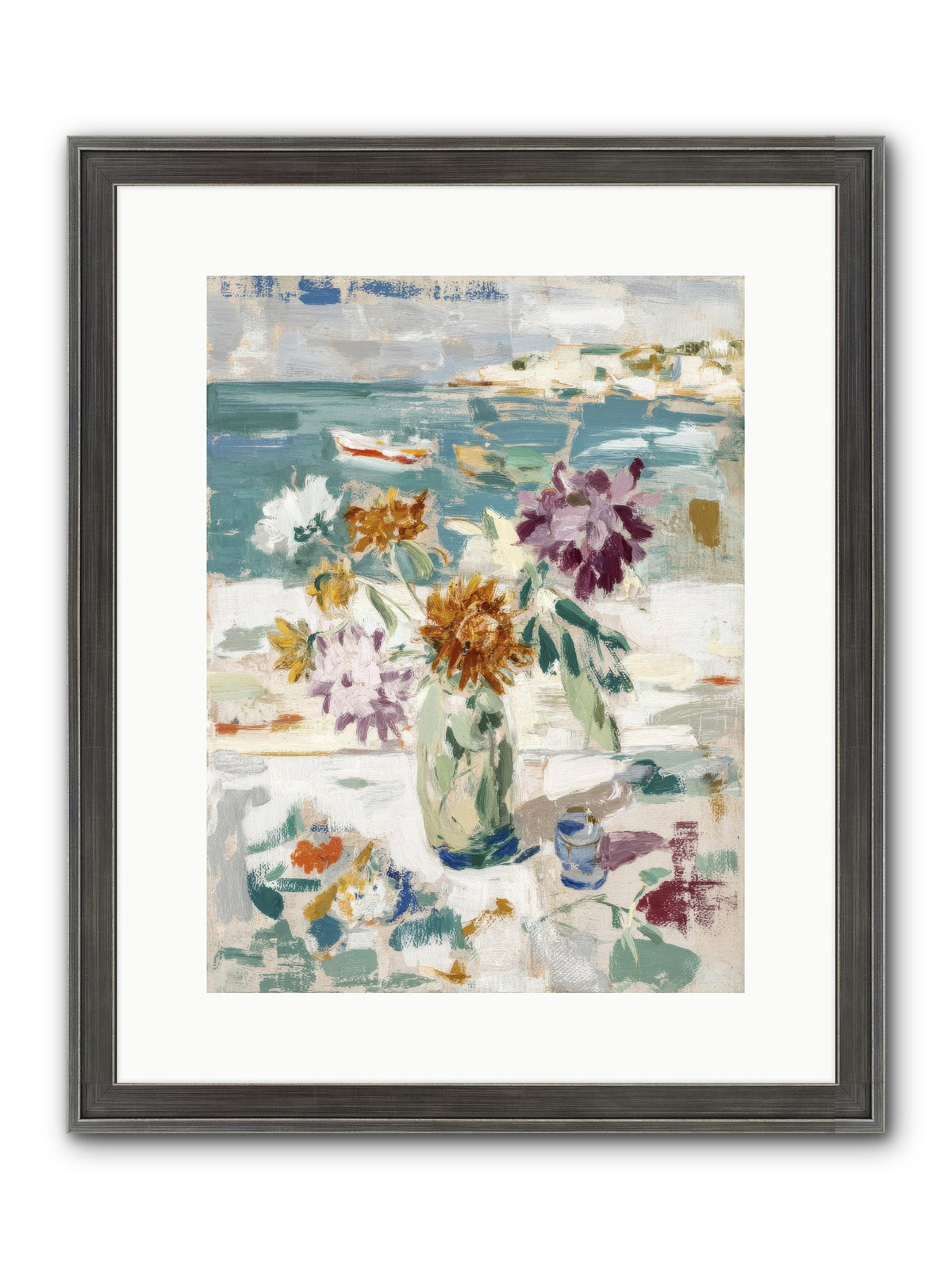 Between Blossom And Belonging Framed Print - Slimwoods Black/Silver 12x16