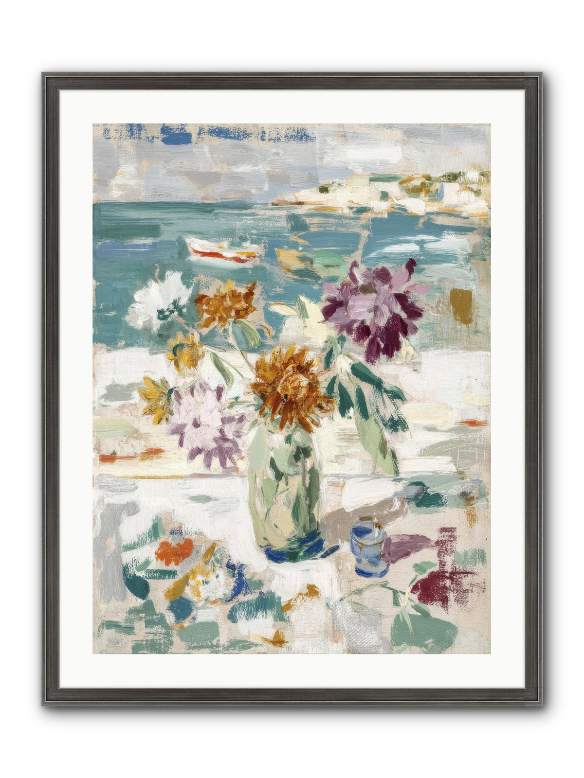 Between Blossom And Belonging Framed Print - Slimwoods Black/Silver 24x32