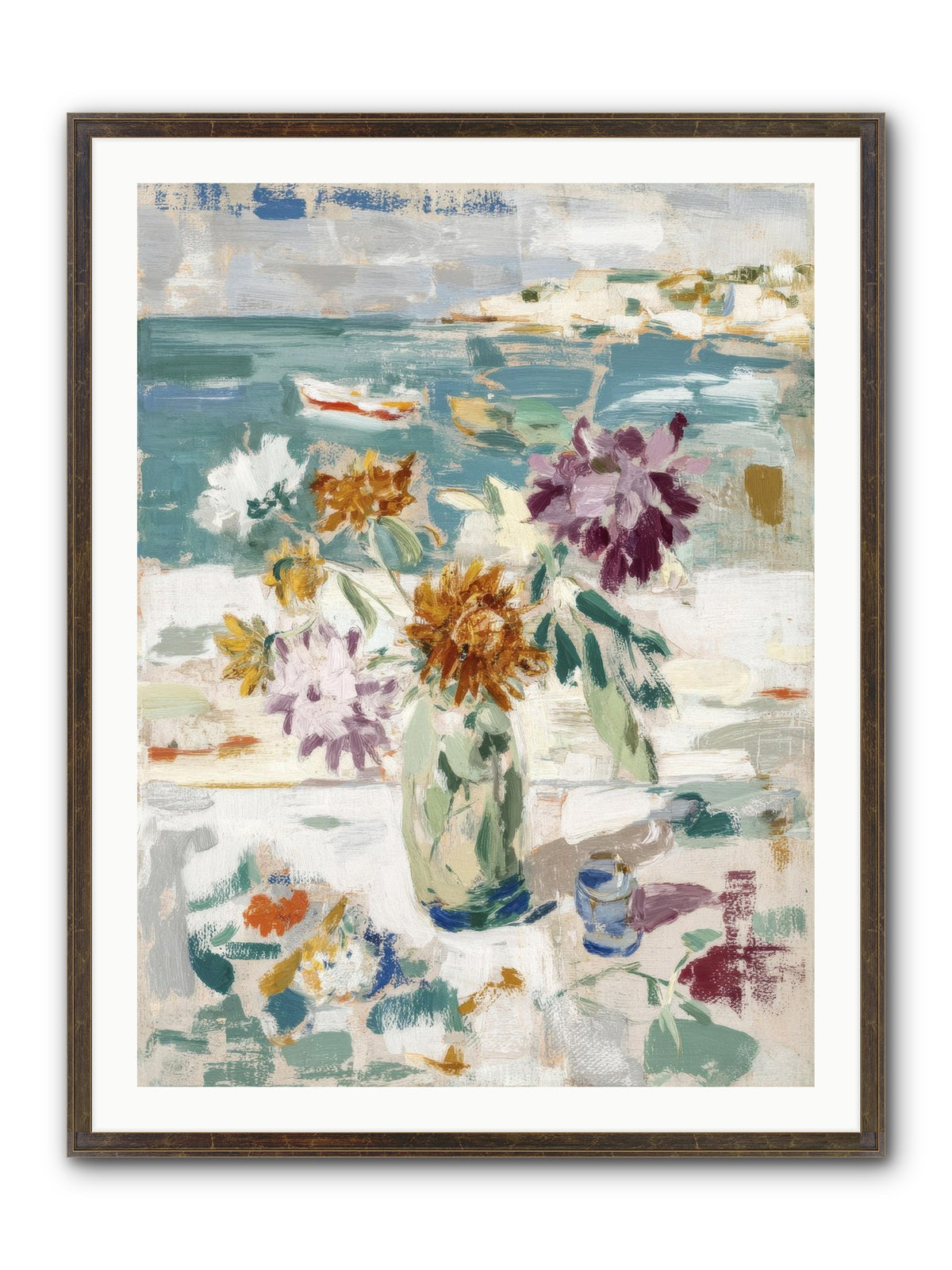 Between Blossom And Belonging Framed Print - Slimwoods Black/Gold 30x40