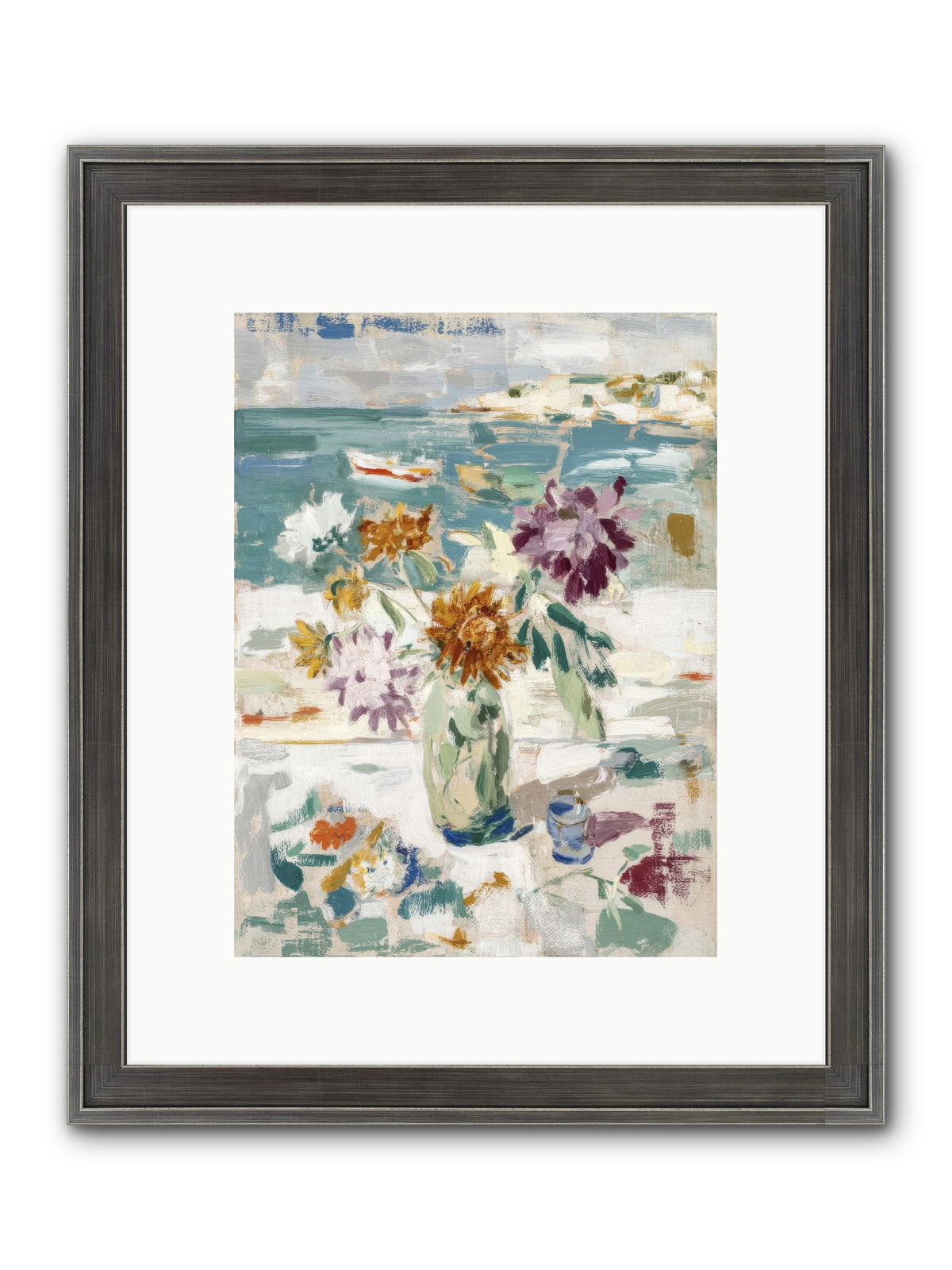 Between Blossom And Belonging Framed Print - Slimwoods Black/Silver 9x12