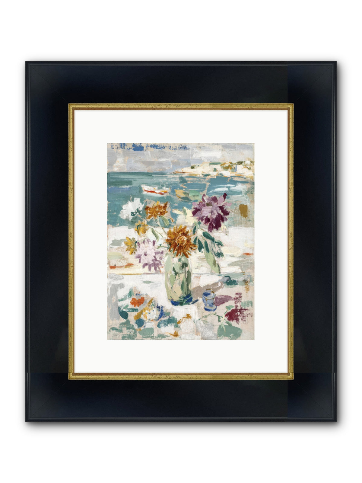 Between Blossom And Belonging Framed Print - Wide Black w/Gold 9x12