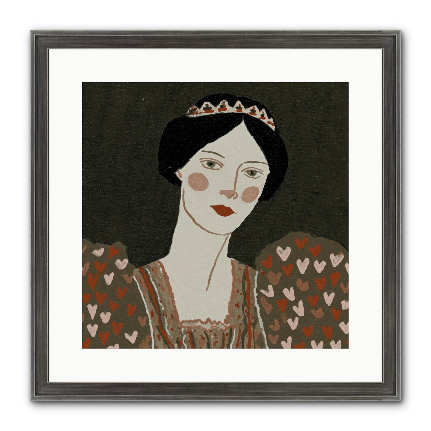 Between Desire And Devotion Framed Print - Slimwoods Black/Silver 16x16