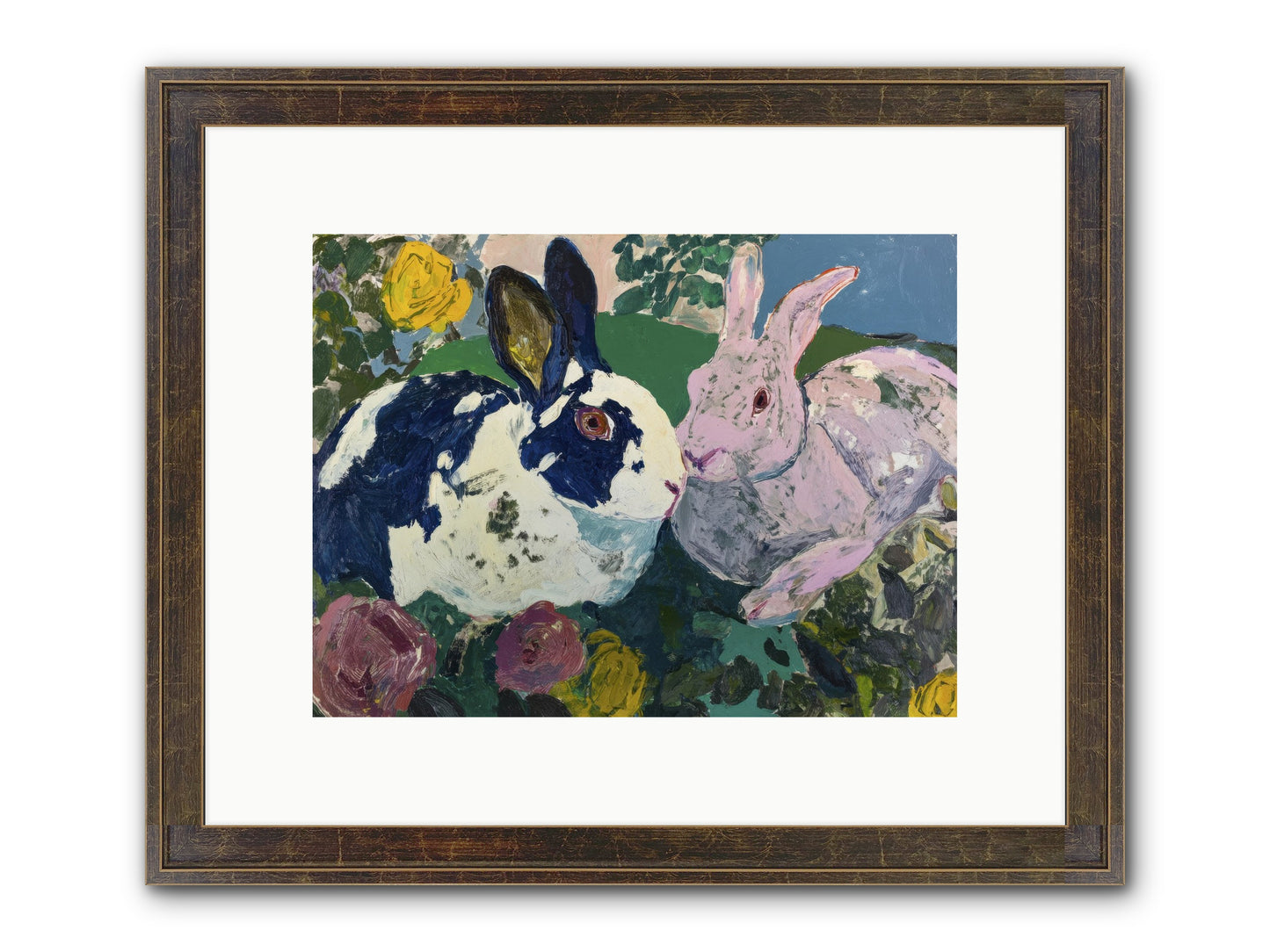 Between Seasons Framed Print - Slimwoods Black/Gold 12x9