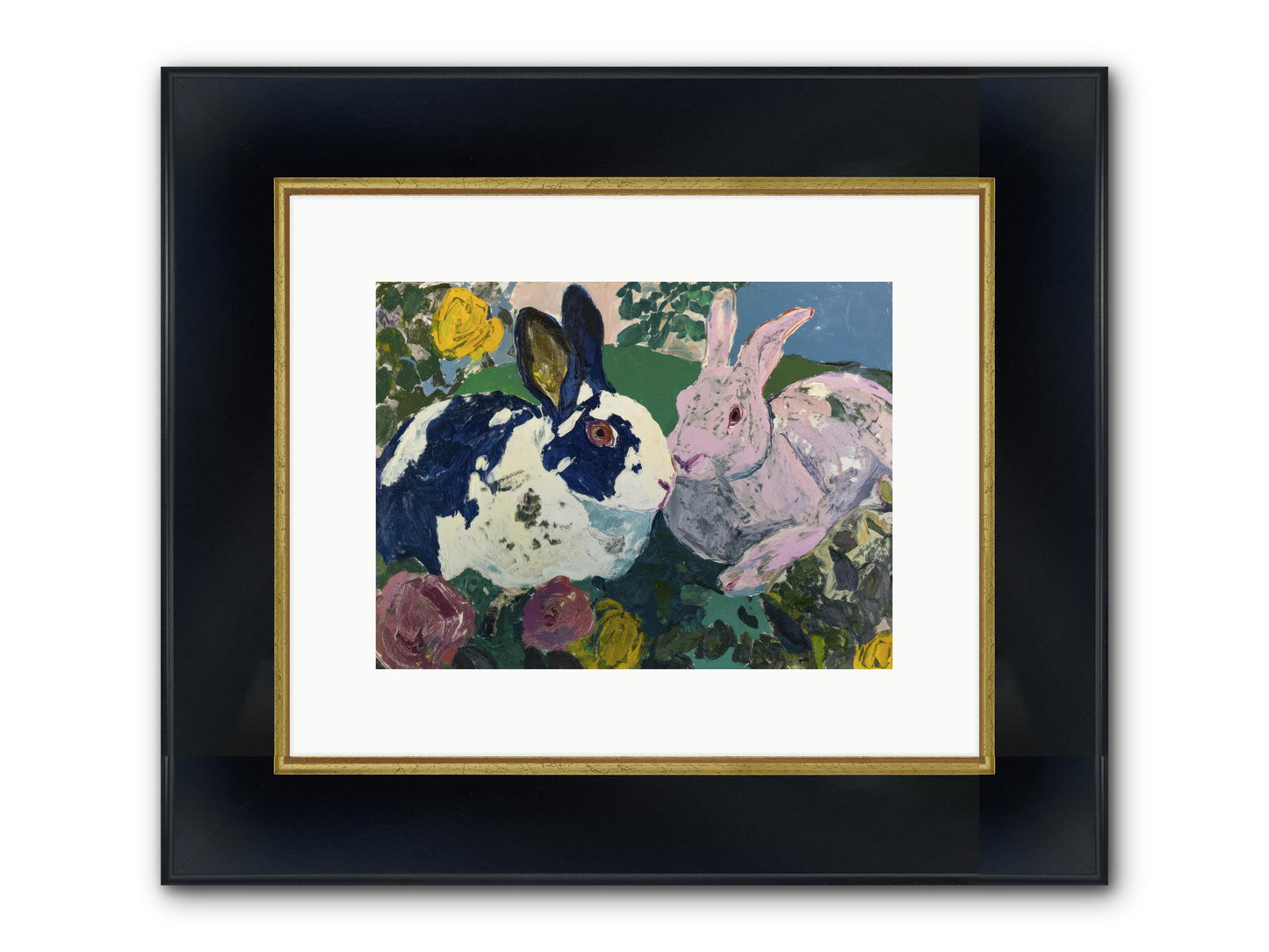 Between Seasons Framed Print - Wide Black w/Gold 12x9