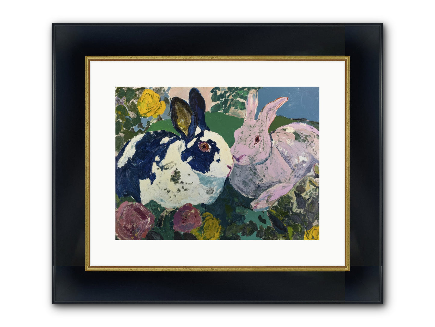 Between Seasons Framed Print - Wide Black w/Gold 16x12
