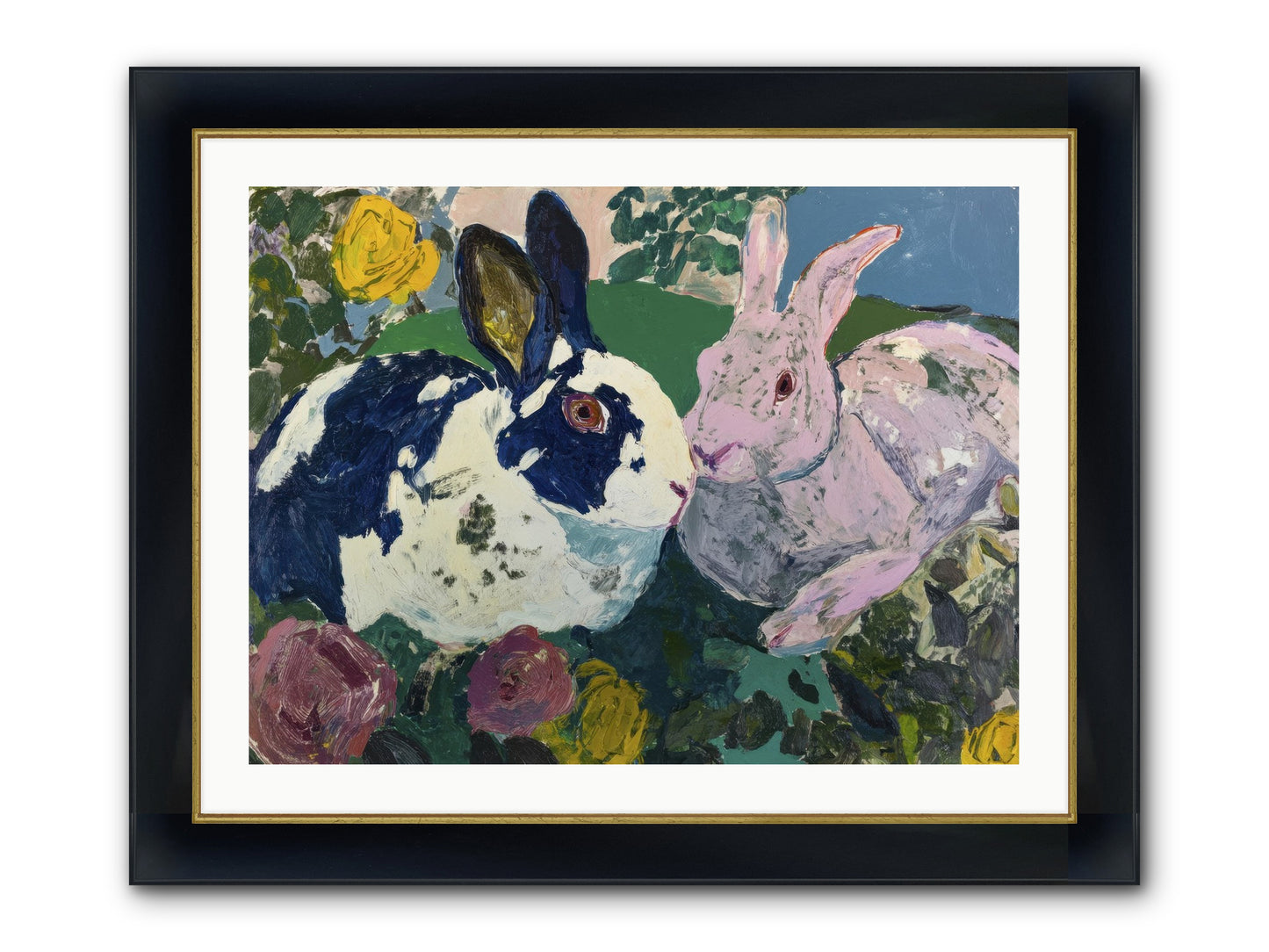 Between Seasons Framed Print - Wide Black w/Gold 32x24