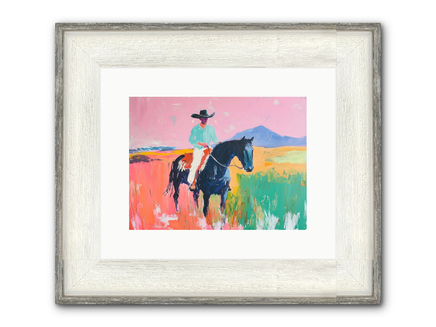 Between Things Framed Print - Driftwood White 12x9