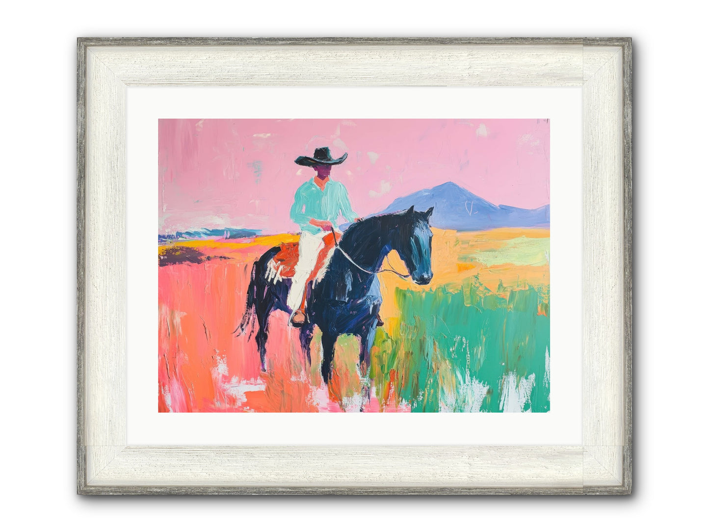 Between Things Framed Print - Driftwood White 24x18