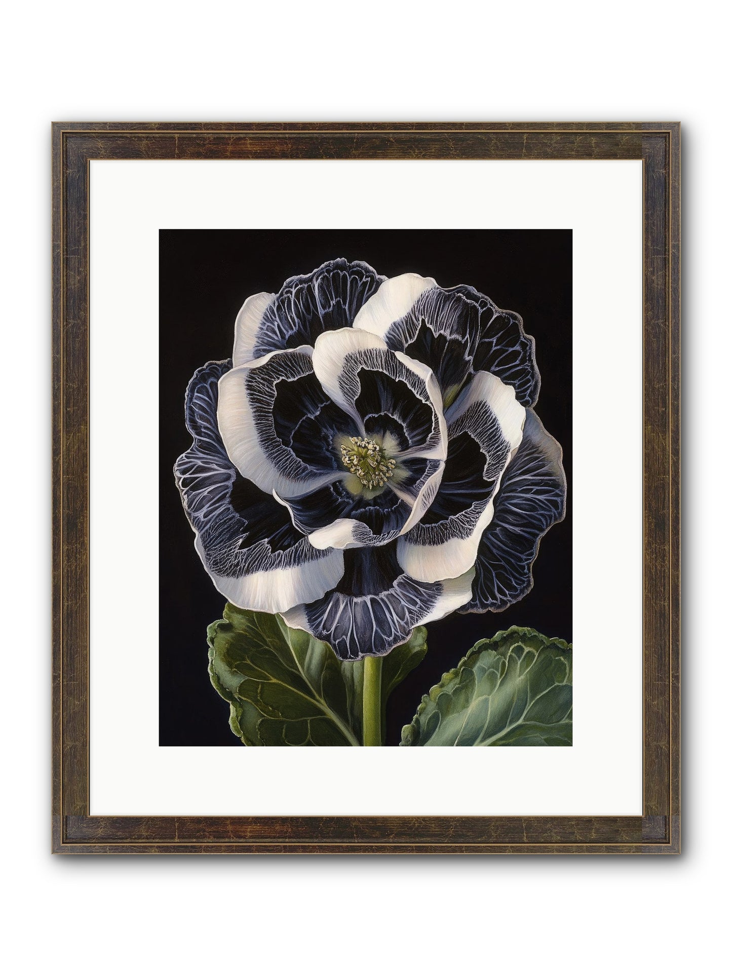 Between Sleep & Sky Framed Print - Slimwoods Black/Gold 12x15