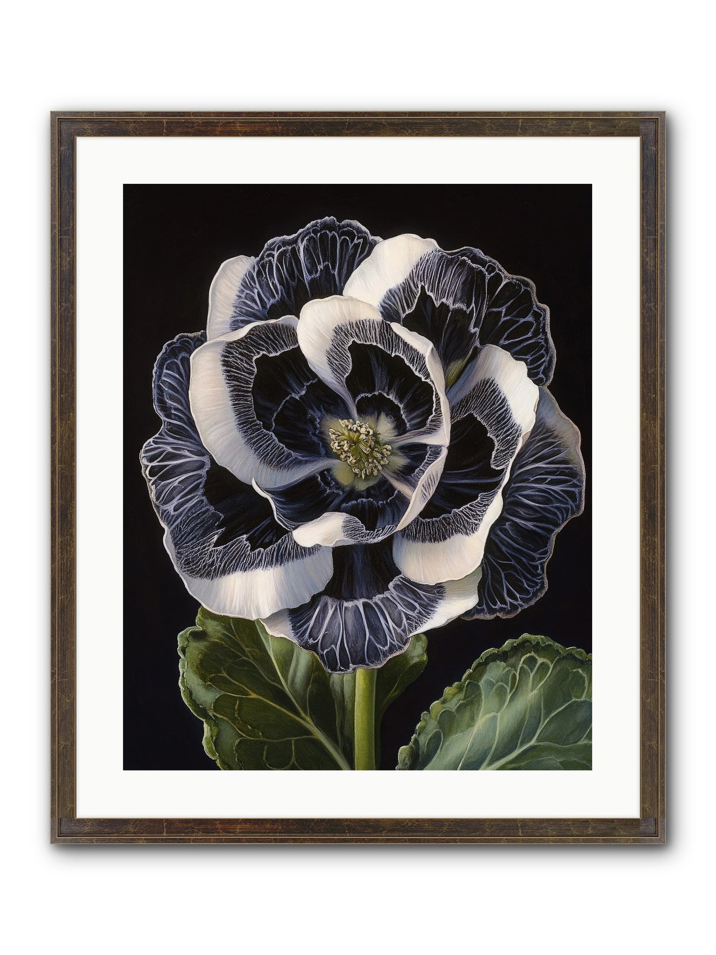 Between Sleep & Sky Framed Print - Slimwoods Black/Gold 20x25