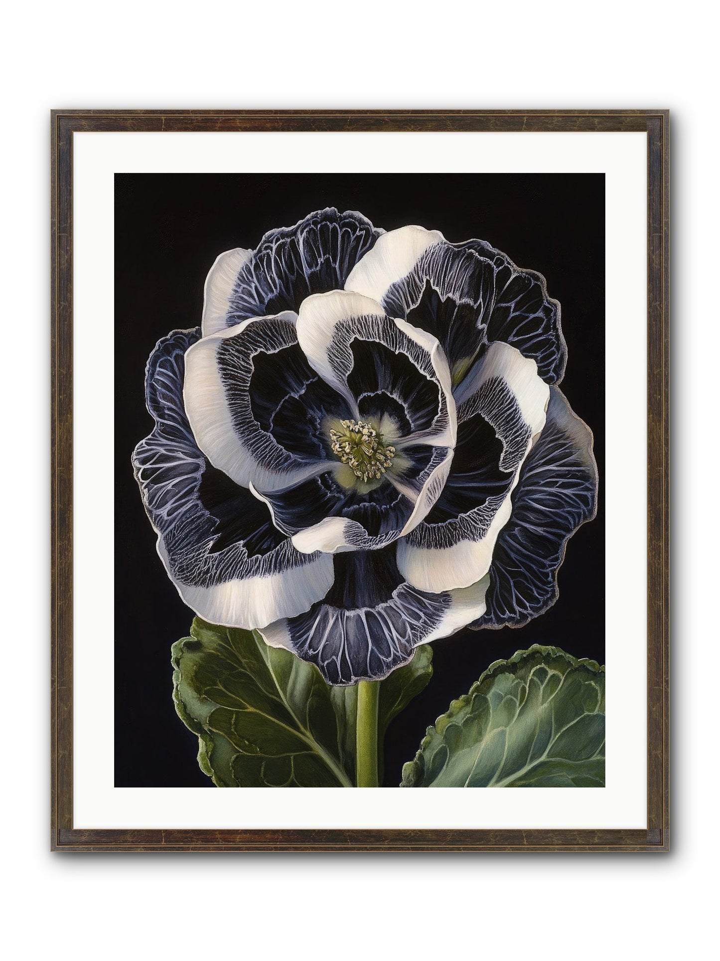 Between Sleep & Sky Framed Print - Slimwoods Black/Gold 24x30
