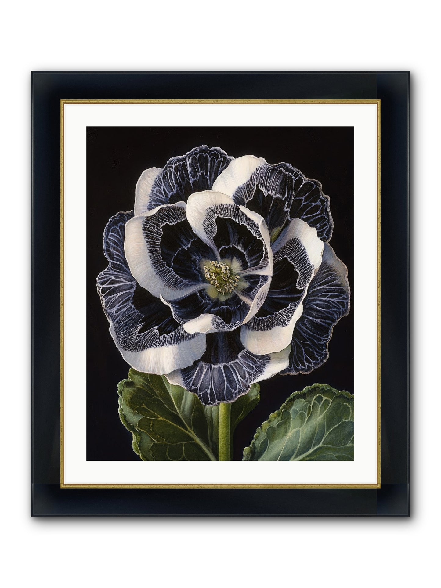 Between Sleep & Sky Framed Print - Wide Black w/Gold 24x30