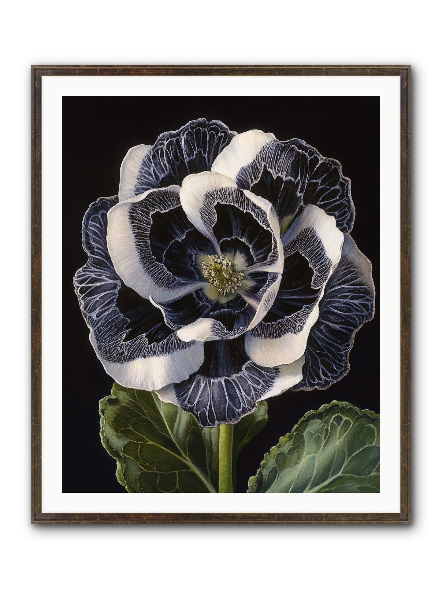 Between Sleep & Sky Framed Print - Slimwoods Black/Gold 32x40