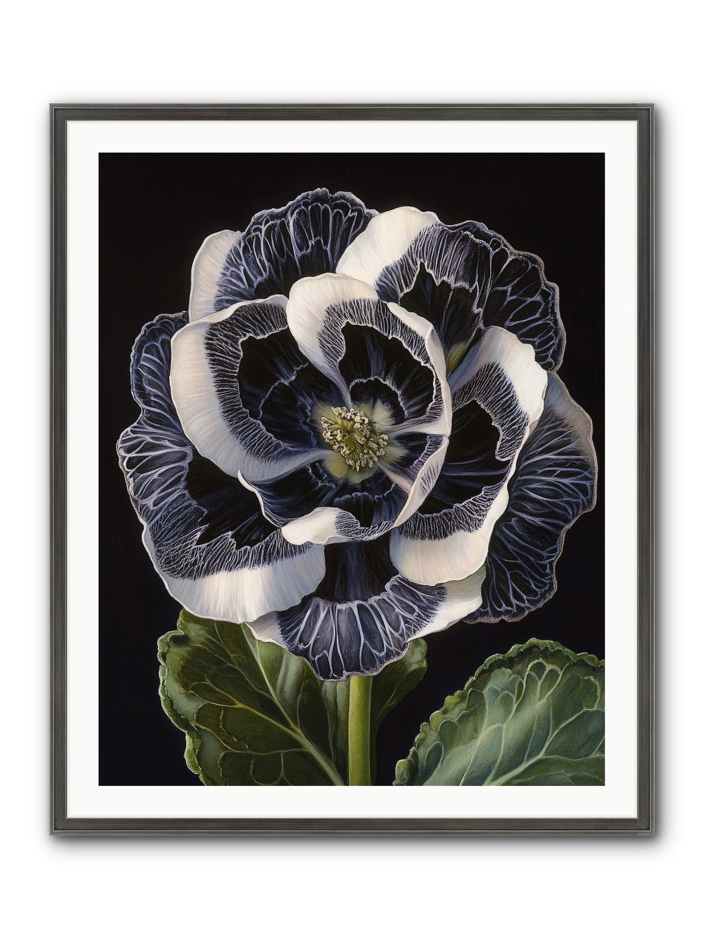 Between Sleep & Sky Framed Print - Slimwoods Black/Silver 32x40