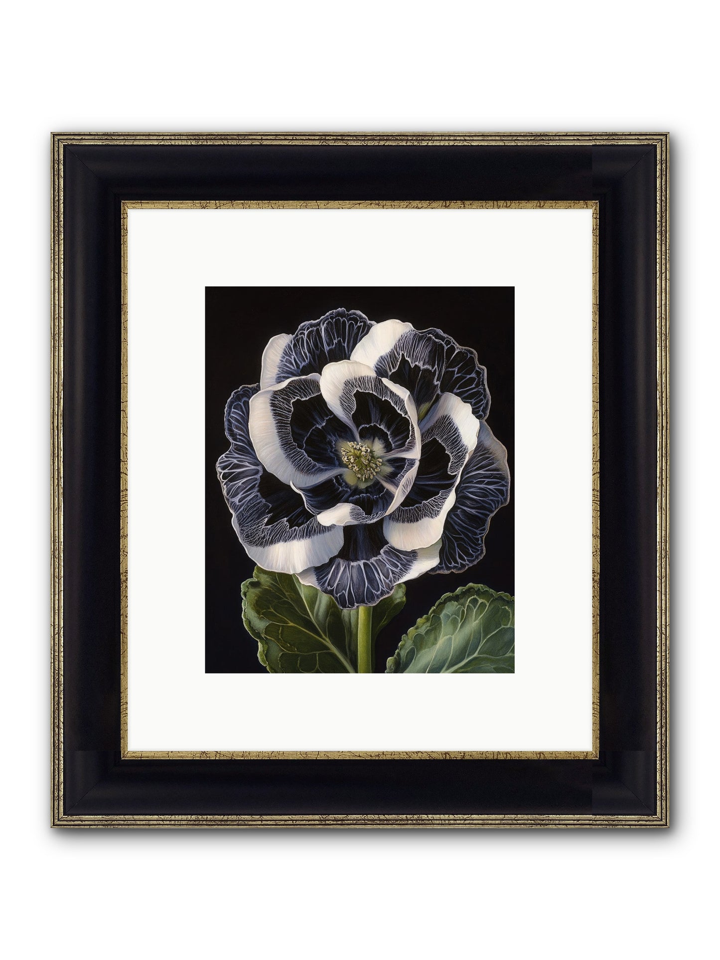 Between Sleep & Sky Framed Print - Black & Gold 8x10