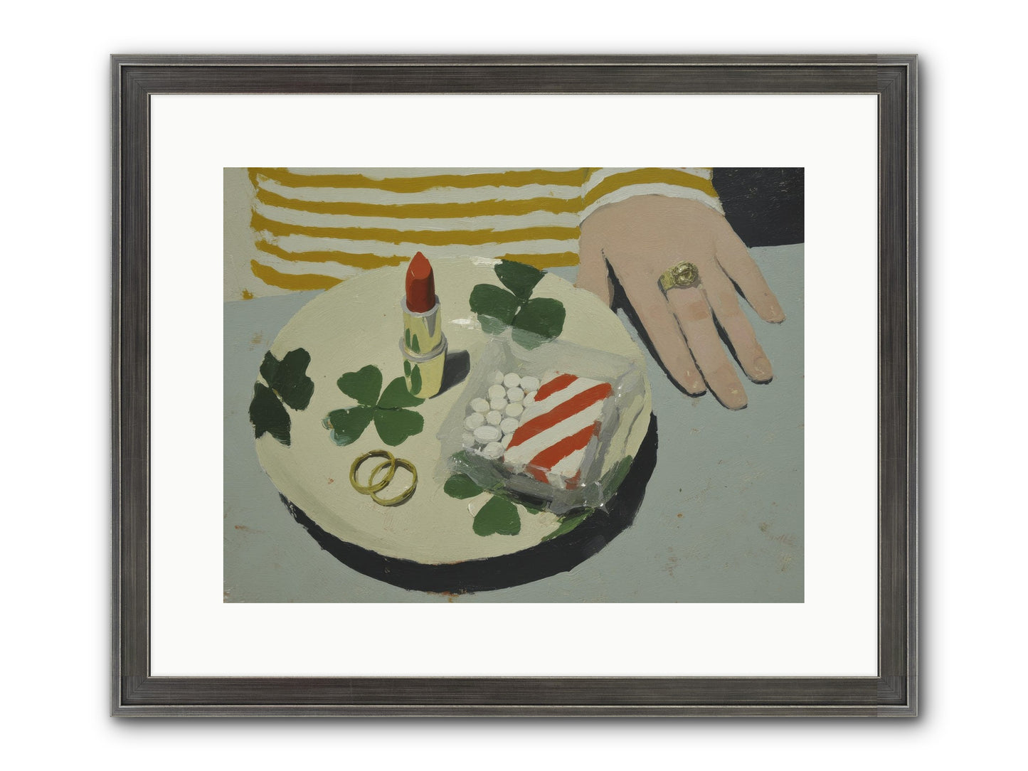 Between Sweetness And Adornment Framed Print - Slimwoods Black/Silver 16x12