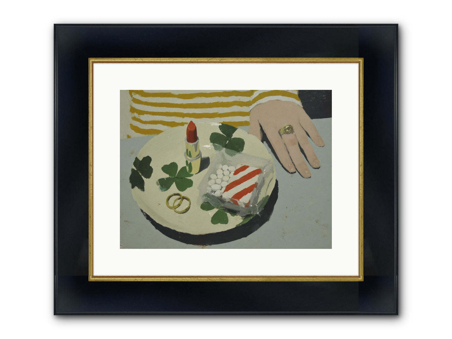 Between Sweetness And Adornment Framed Print - Wide Black w/Gold 16x12
