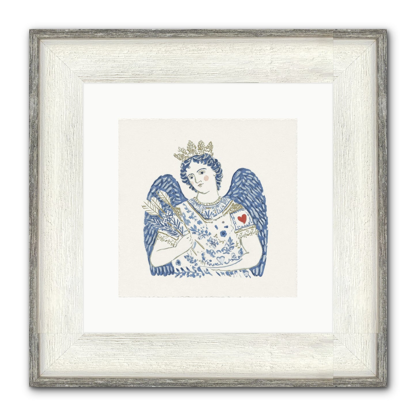 Between Today And Always Framed Print - Driftwood White 10x10