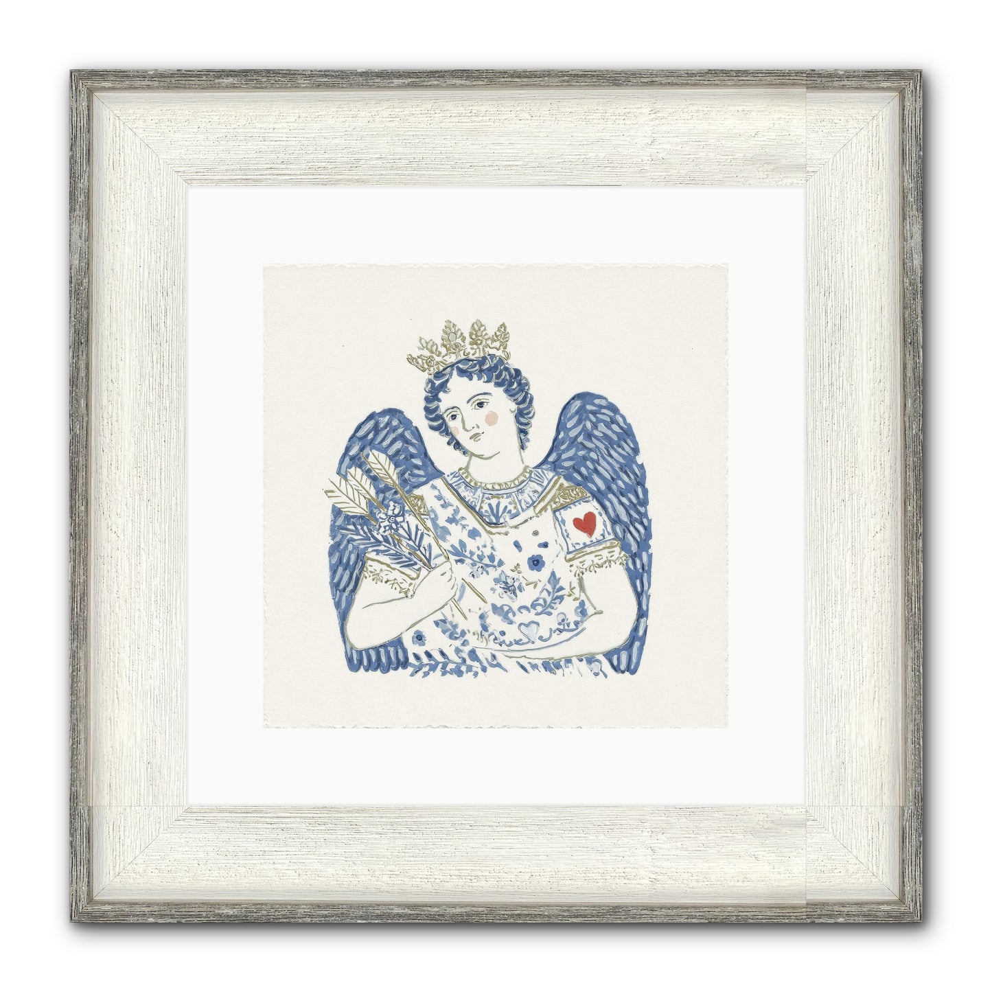 Between Today And Always Framed Print - Driftwood White 12x12