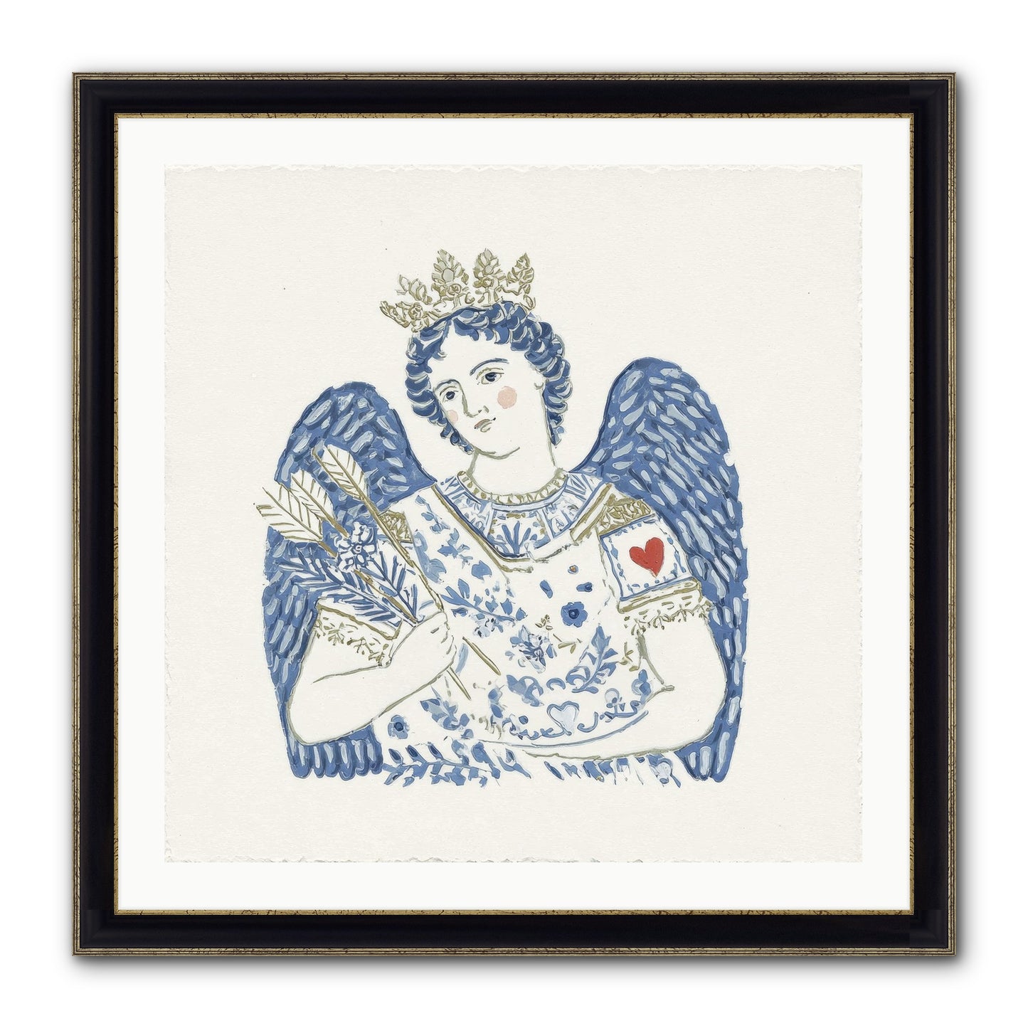 Between Today And Always Framed Print - Black & Gold 30x30
