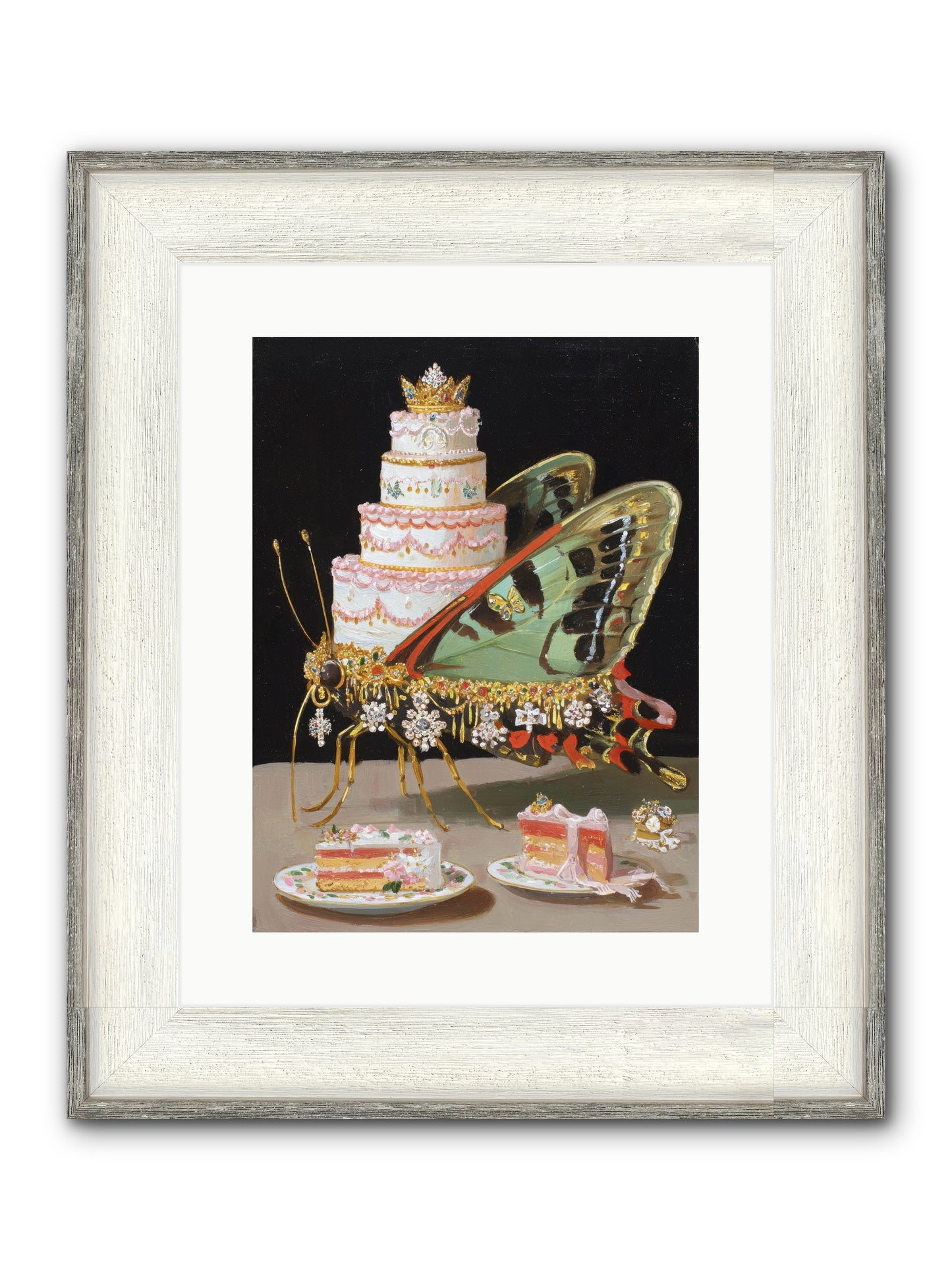 Beyond All Imagining Framed Print - Driftwood White 12x16