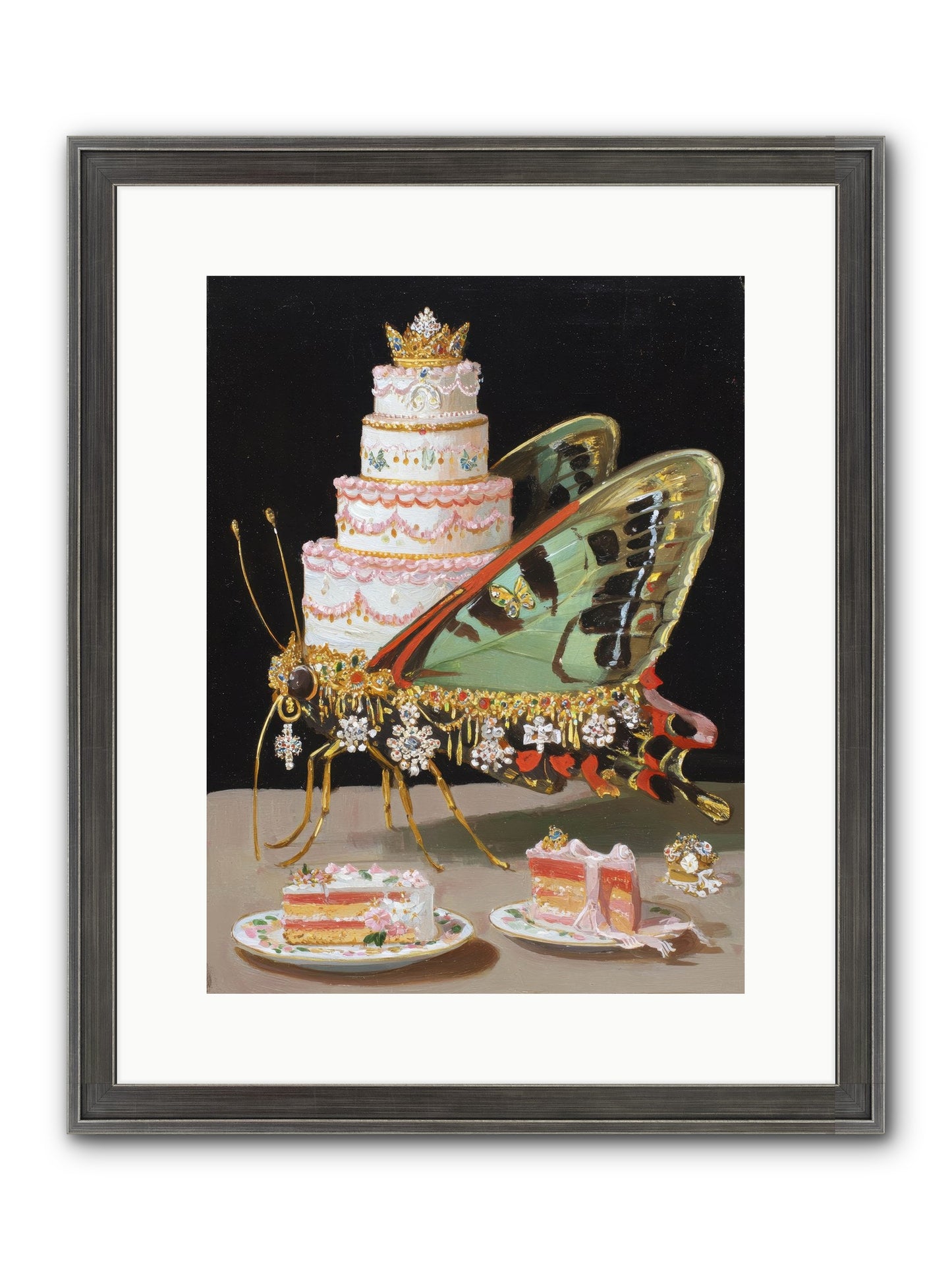 Beyond All Imagining Framed Print - Slimwoods Black/Silver 12x16