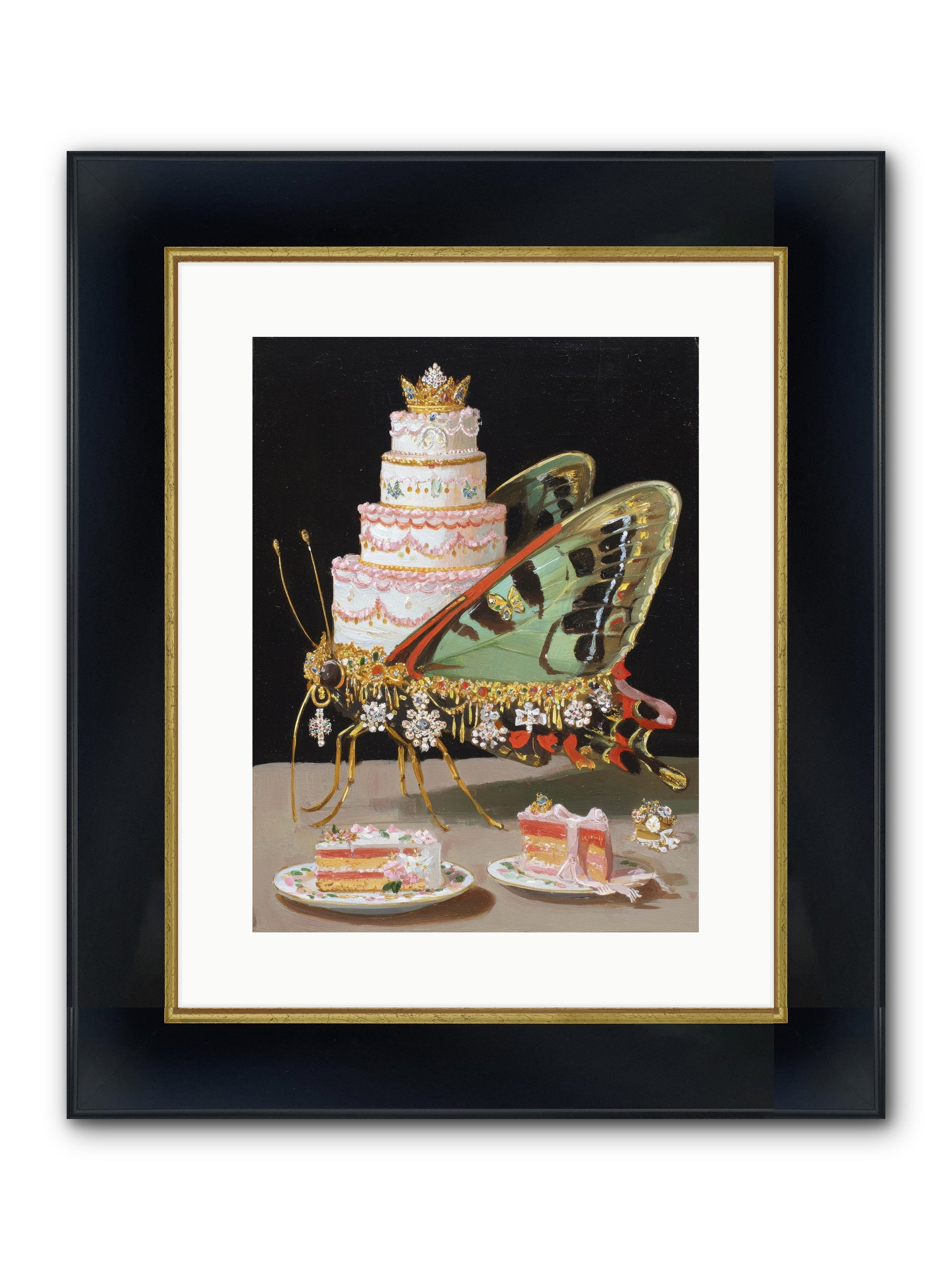 Beyond All Imagining Framed Print - Wide Black w/Gold 12x16