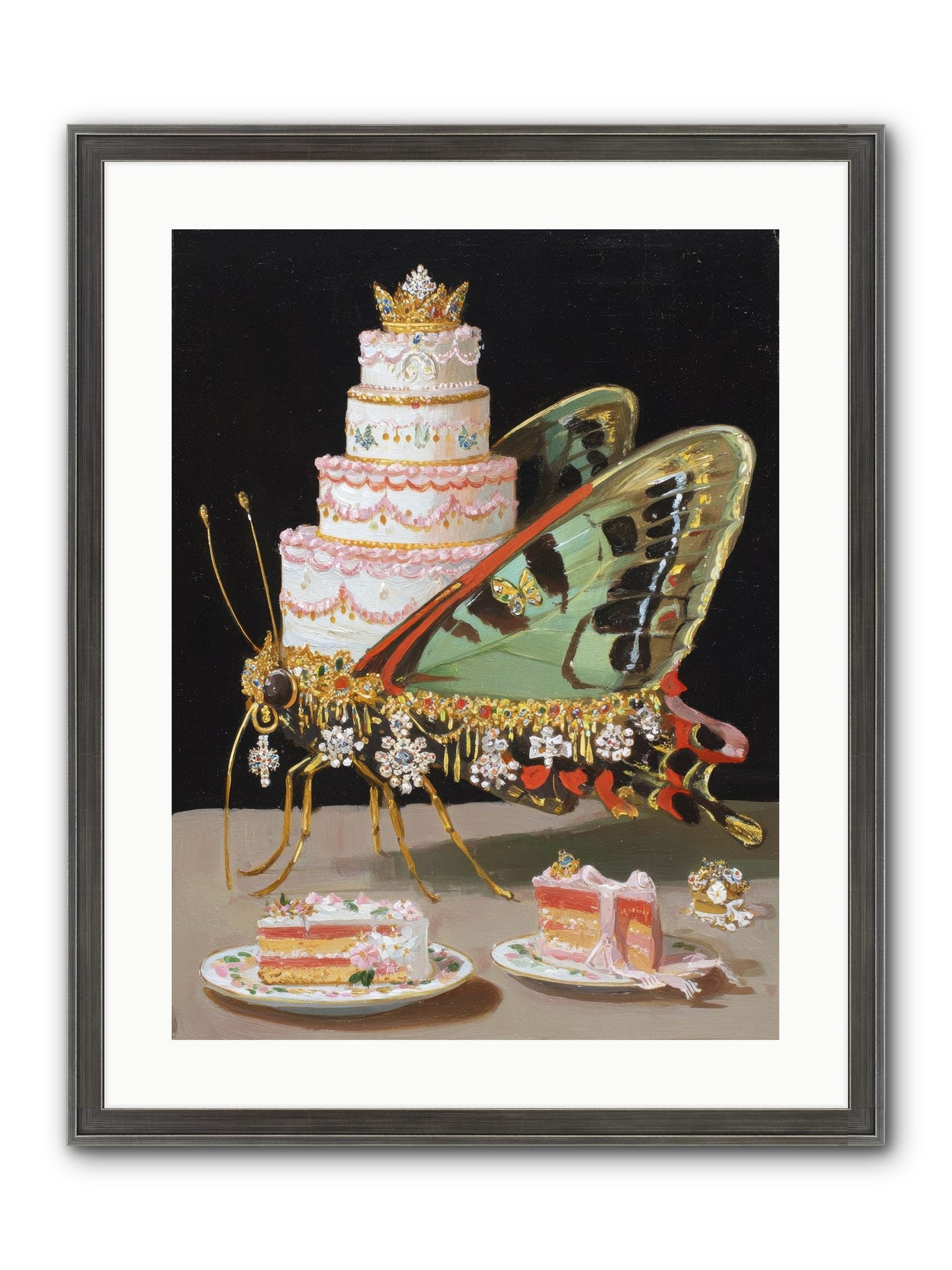Beyond All Imagining Framed Print - Slimwoods Black/Silver 18x24