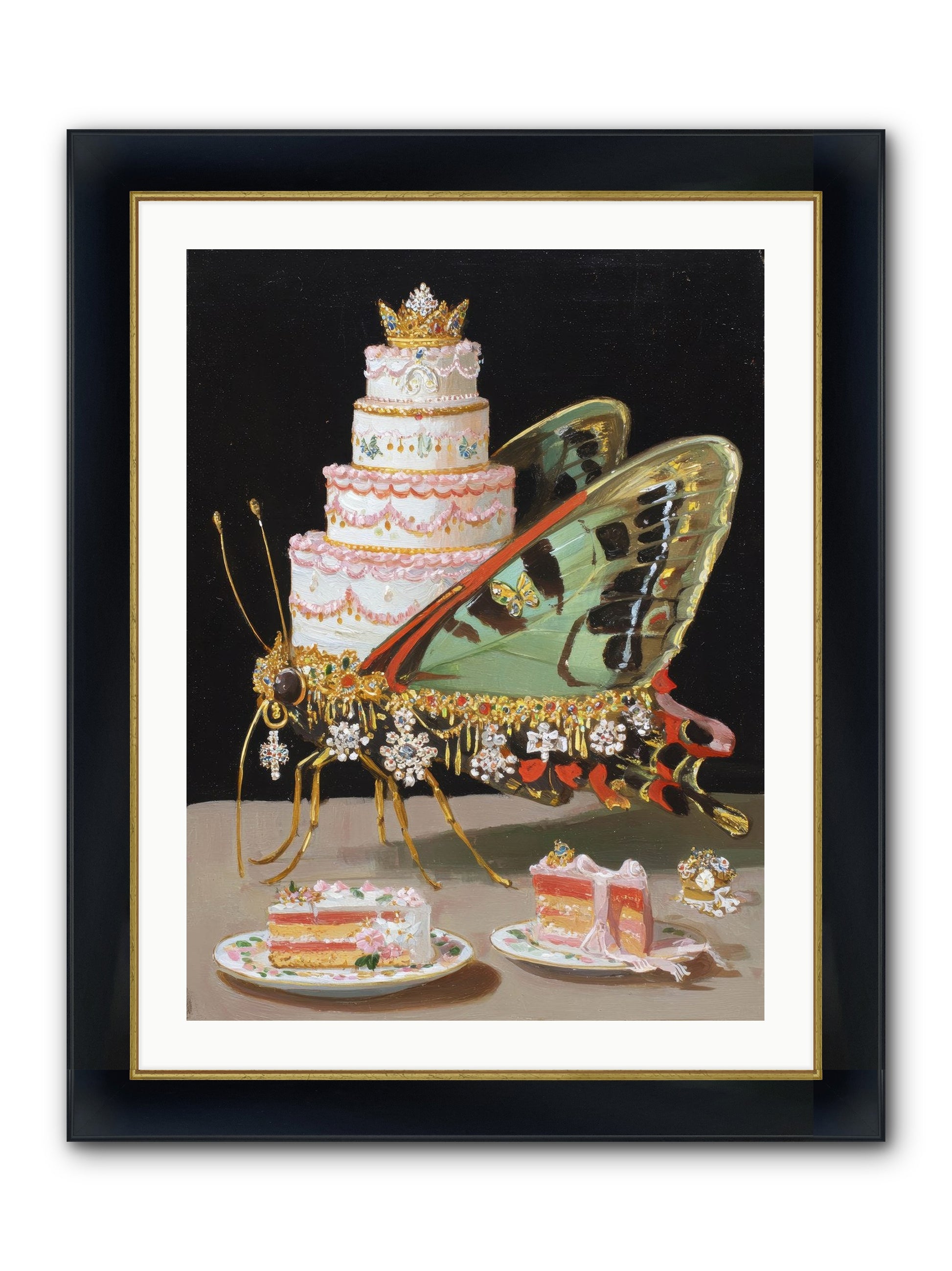 Beyond All Imagining Framed Print - Wide Black w/Gold 24x32