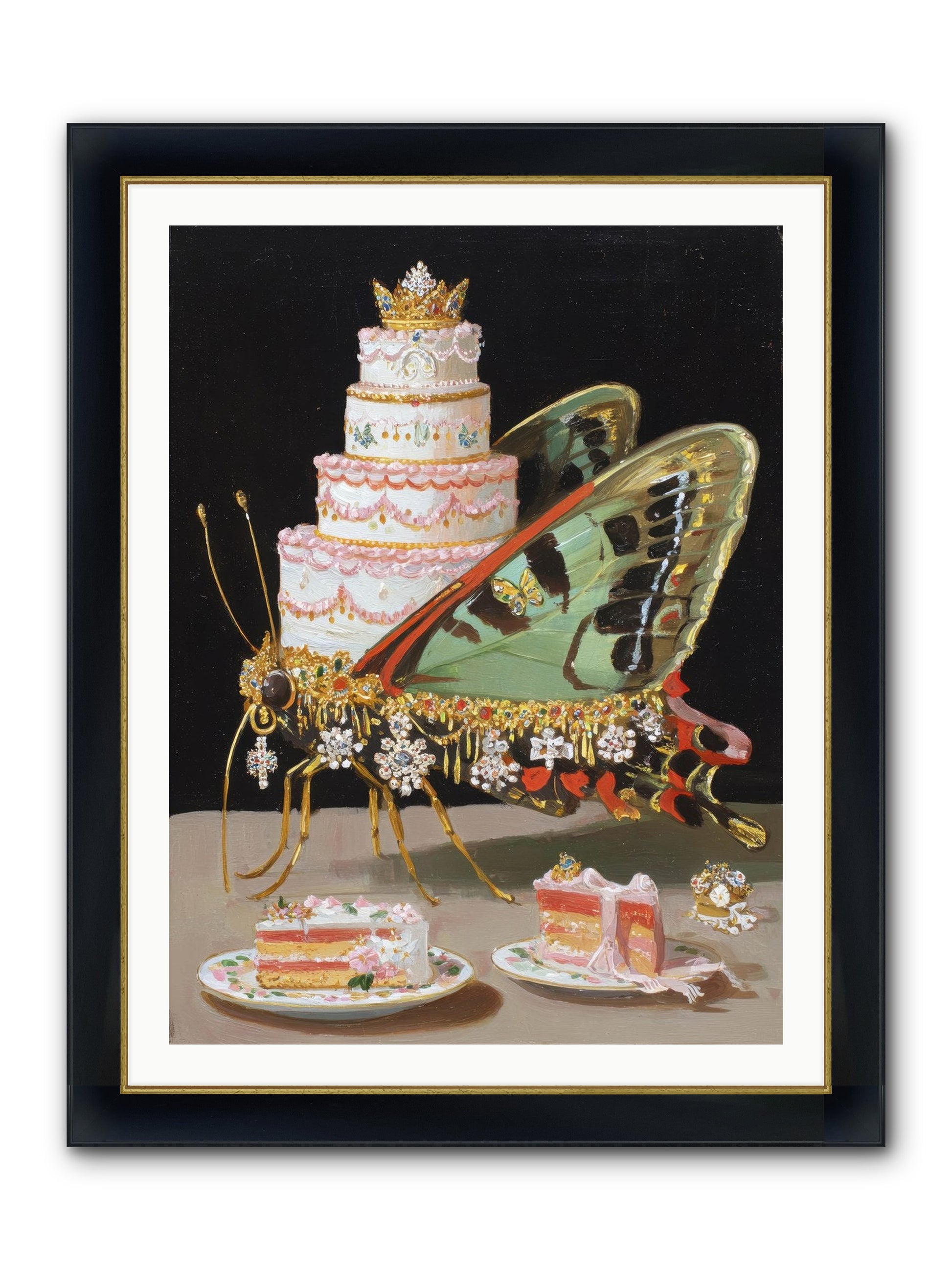 Beyond All Imagining Framed Print - Wide Black w/Gold 30x40