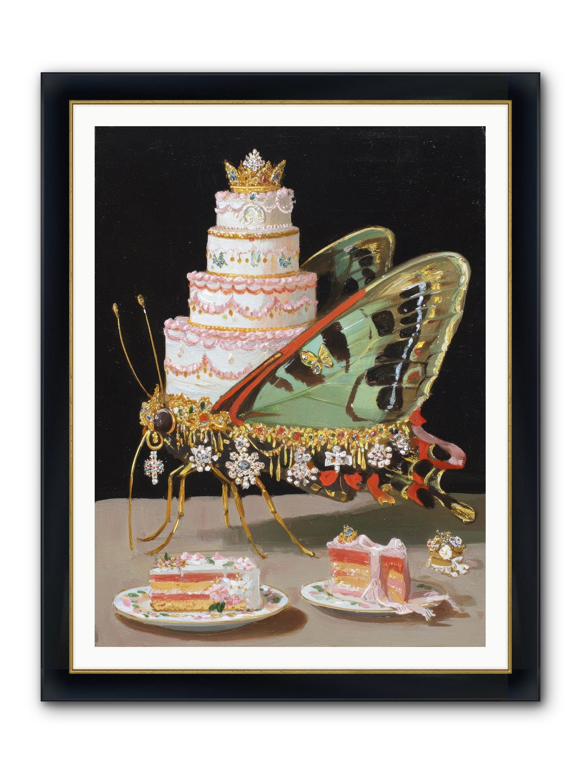 Beyond All Imagining Framed Print - Wide Black w/Gold 36x48