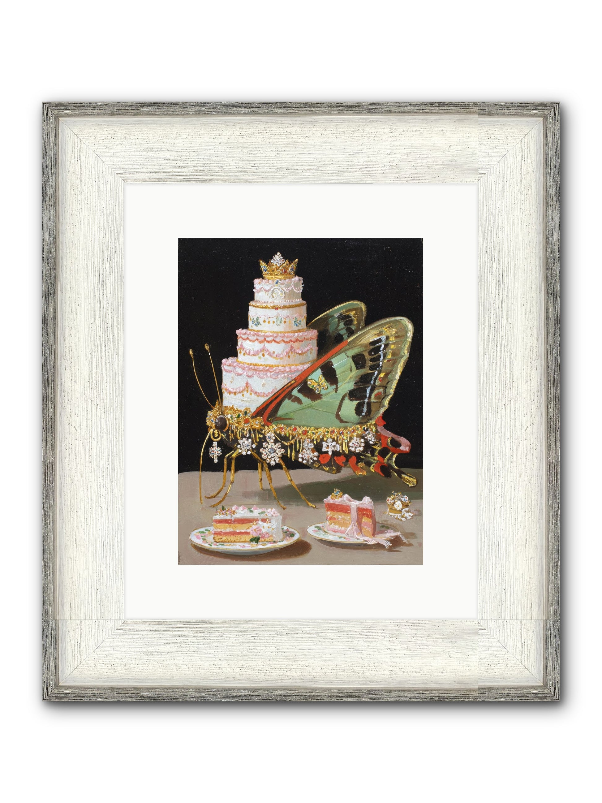 Beyond All Imagining Framed Print - Driftwood White 9x12