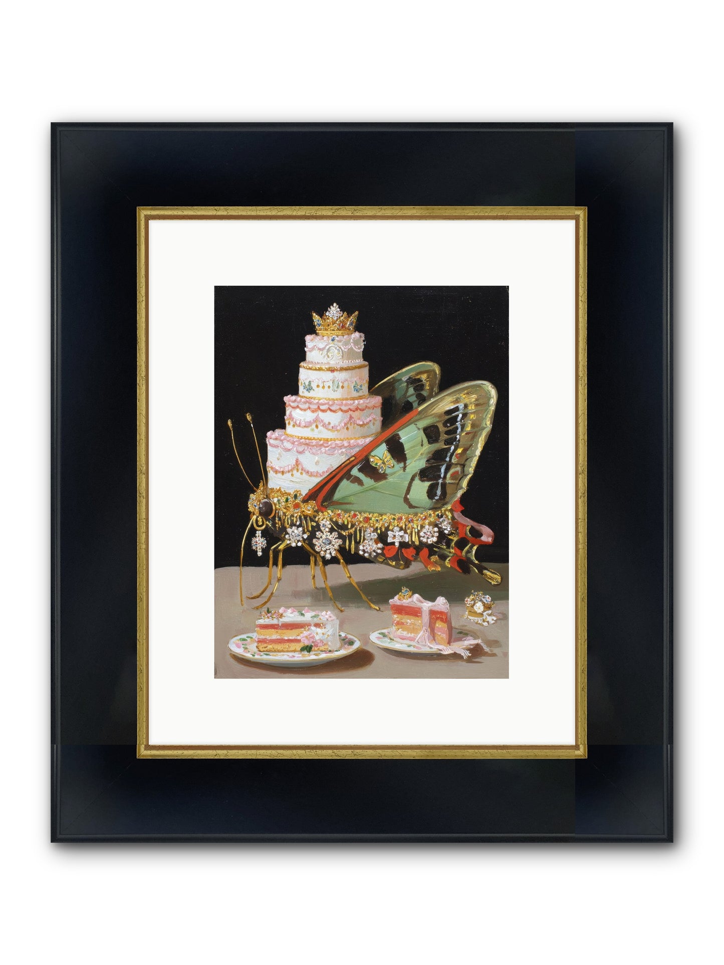 Beyond All Imagining Framed Print - Wide Black w/Gold 9x12