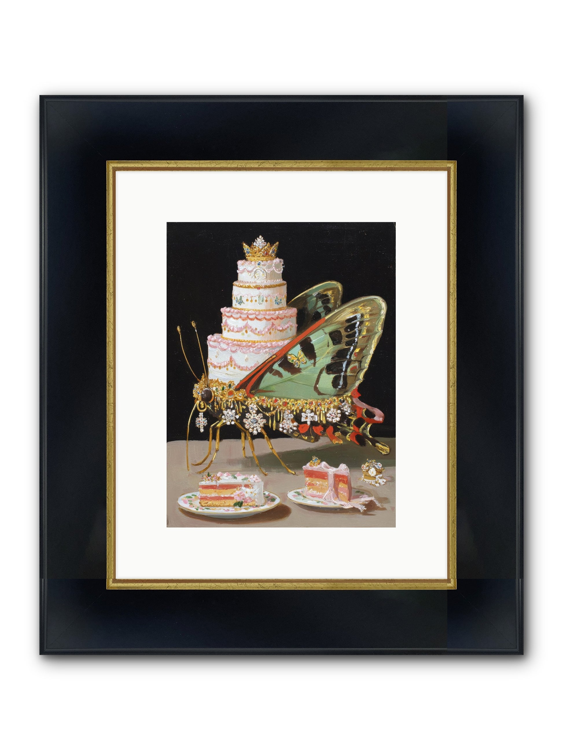Beyond All Imagining Framed Print - Wide Black w/Gold 9x12