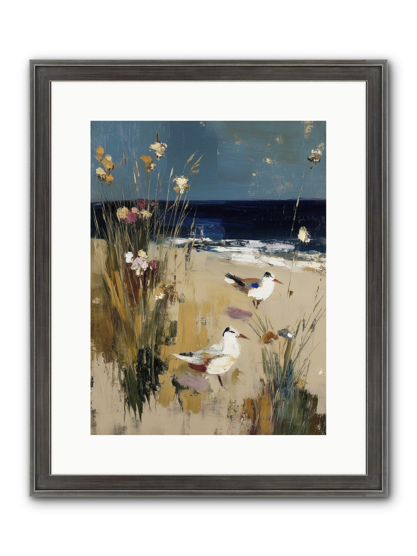 Beyond The Bend Framed Print - Slimwoods Black/Silver 12x16