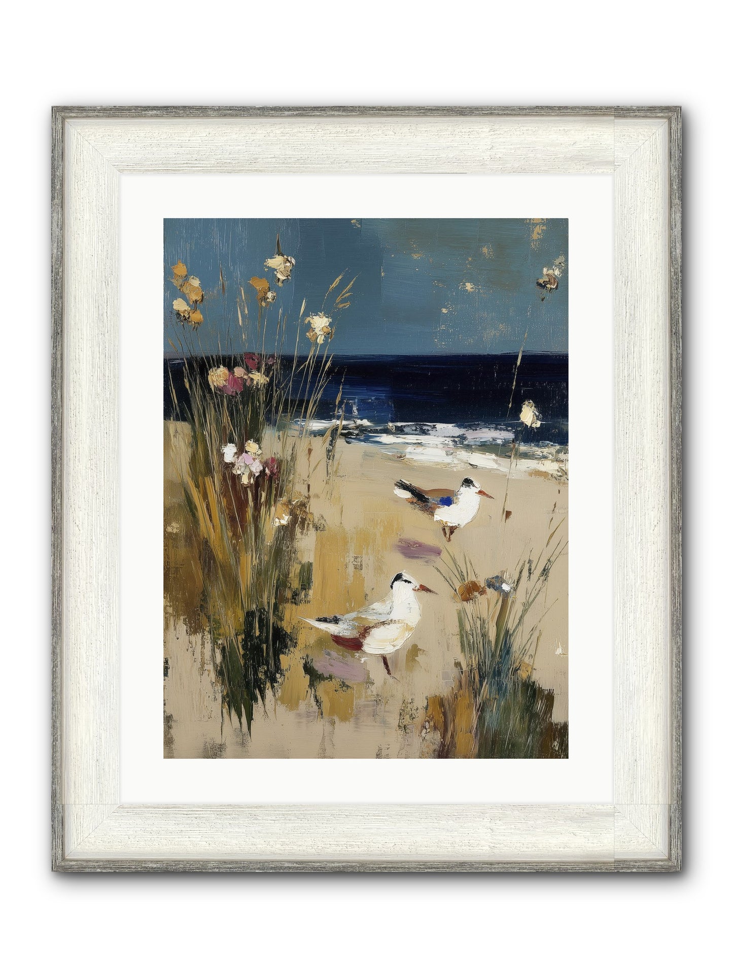 Beyond The Bend Framed Print - Driftwood White 18x24