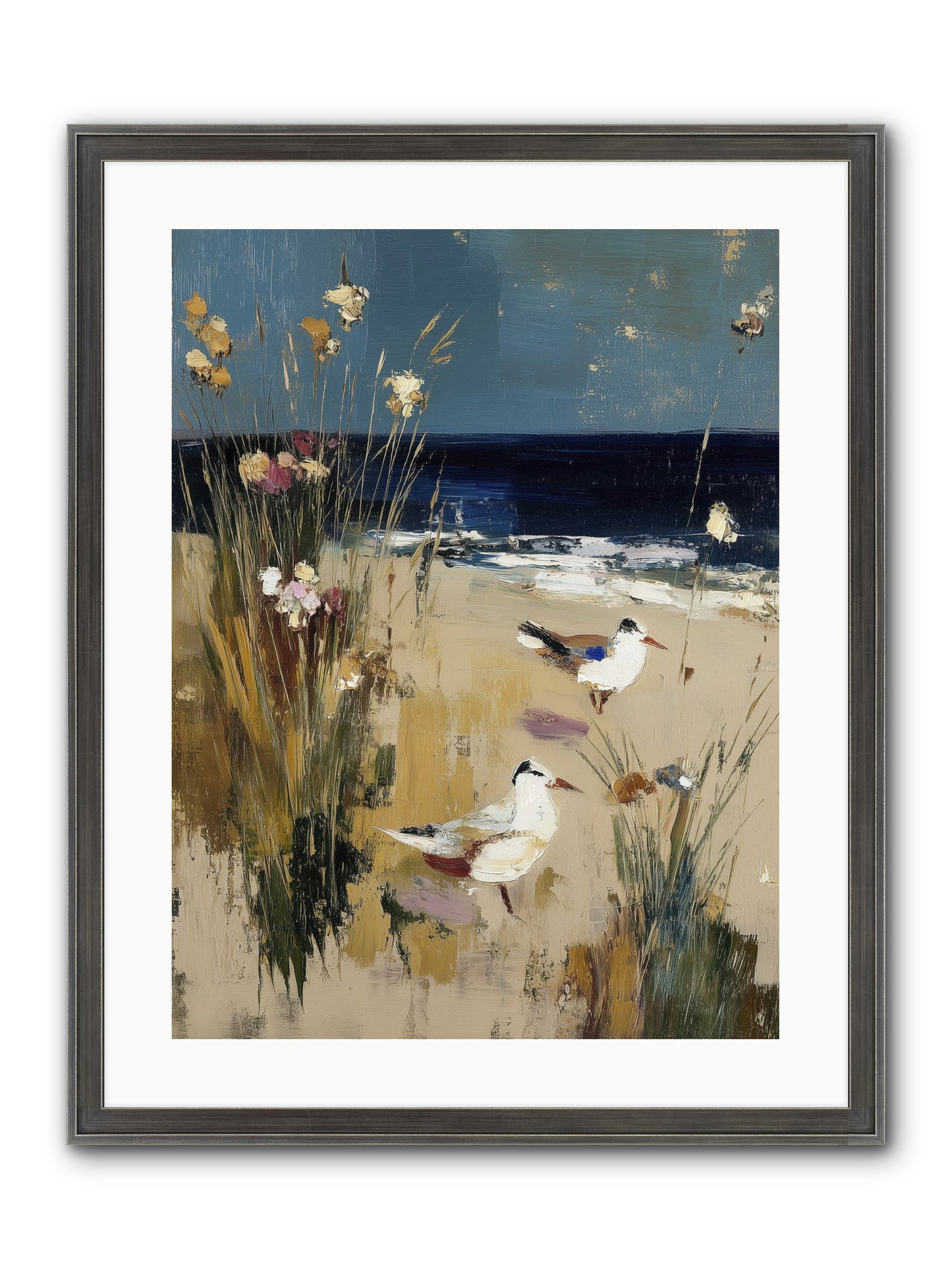 Beyond The Bend Framed Print - Slimwoods Black/Silver 18x24
