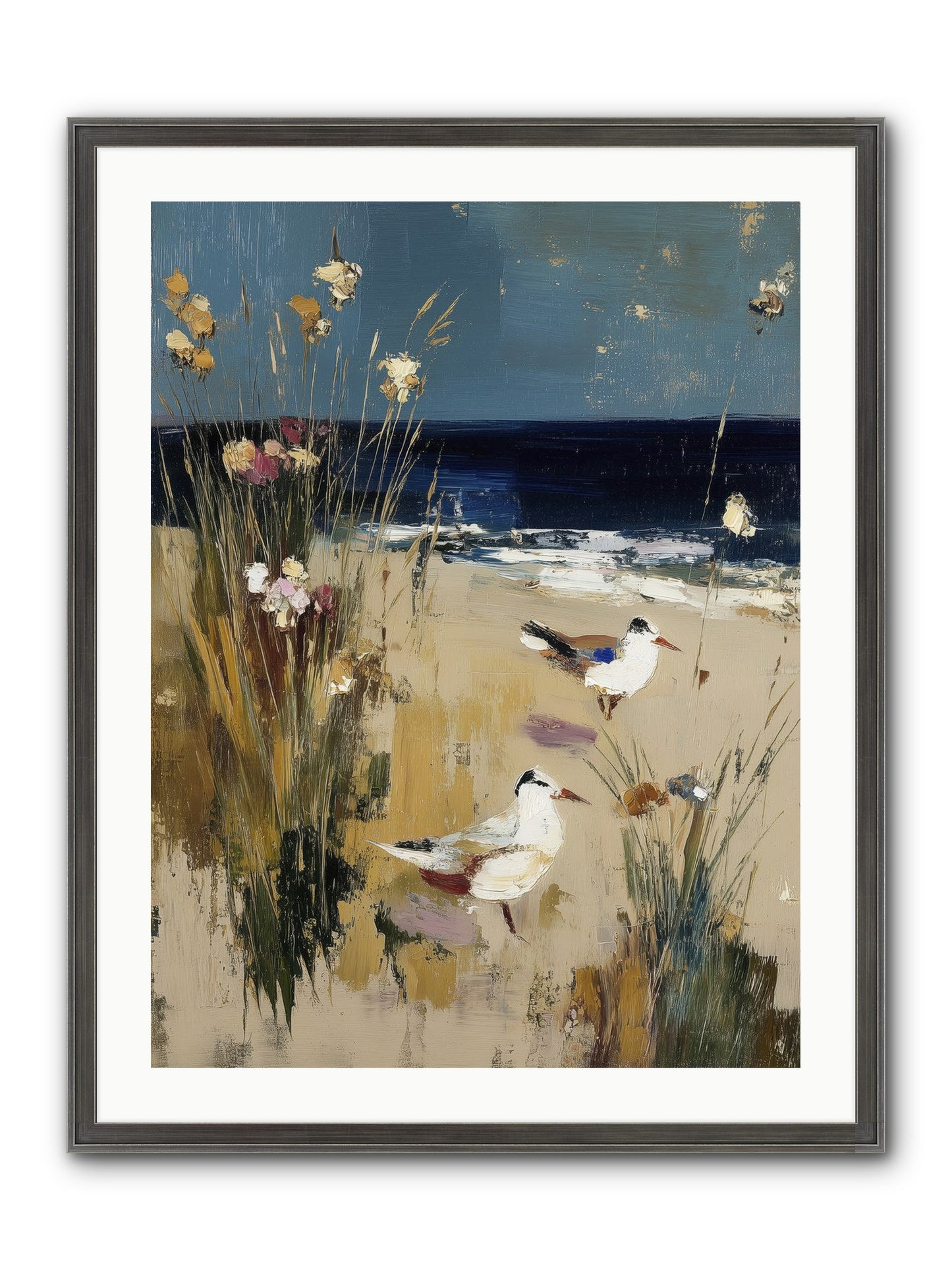 Beyond The Bend Framed Print - Slimwoods Black/Silver 24x32
