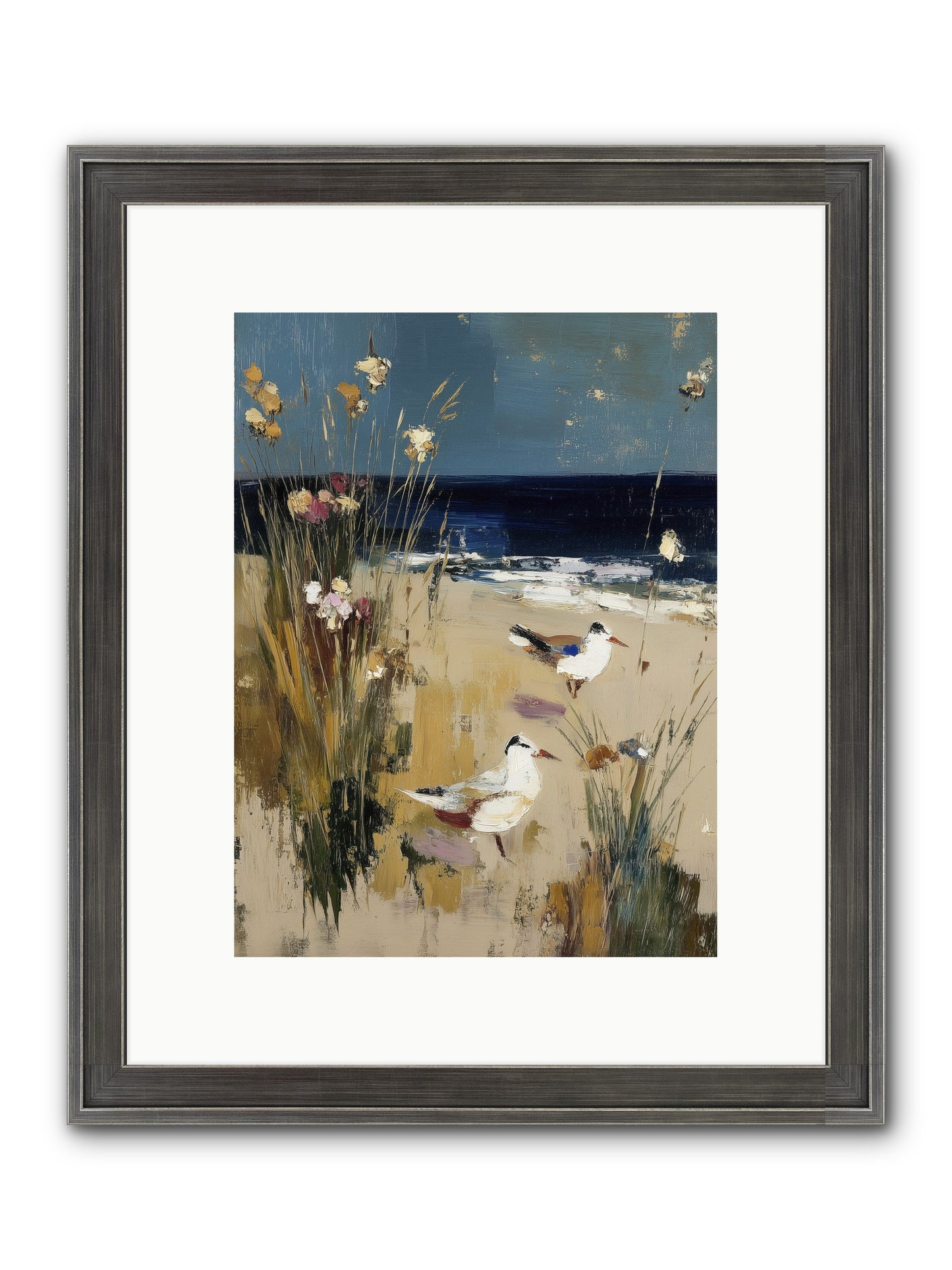 Beyond The Bend Framed Print - Slimwoods Black/Silver 9x12