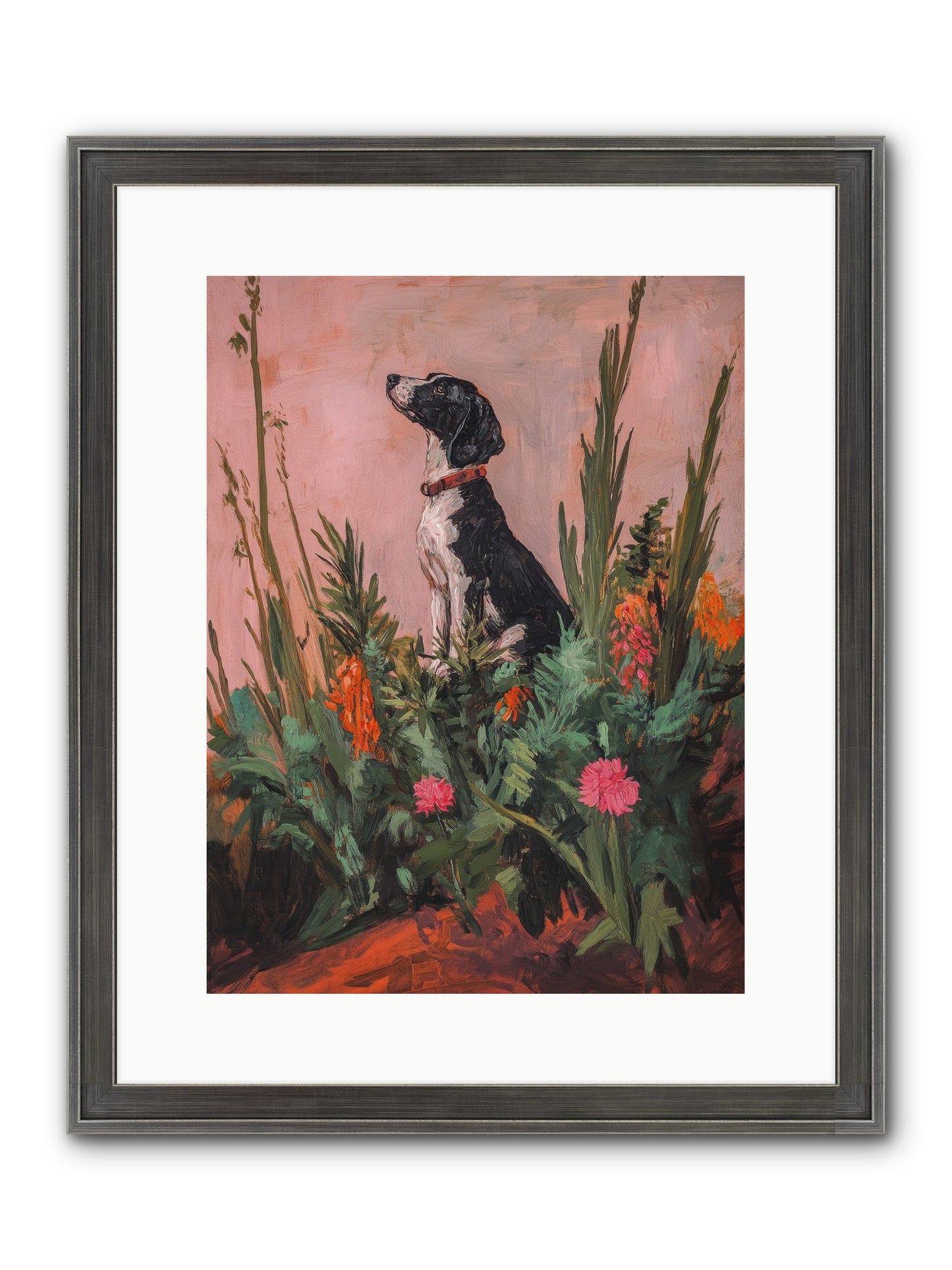 Beyond The Cattail Marsh Framed Print - Slimwoods Black/Silver 12x16