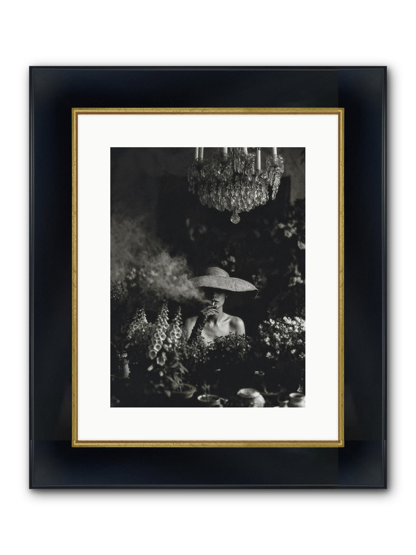 Beyond the Garden Wall Framed Print - Wide Black w/Gold 12x16