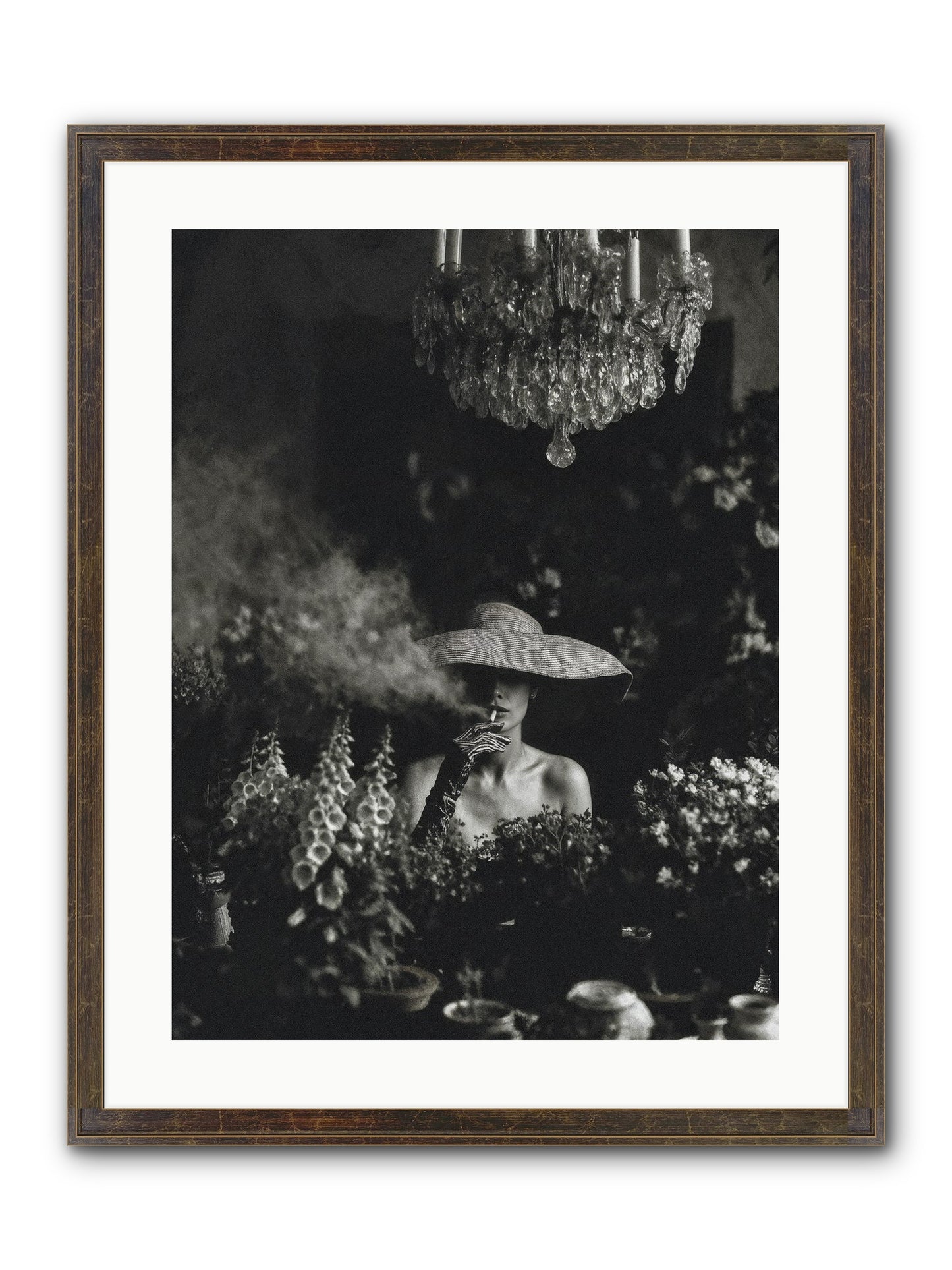 Beyond the Garden Wall Framed Print - Slimwoods Black/Gold 18x24