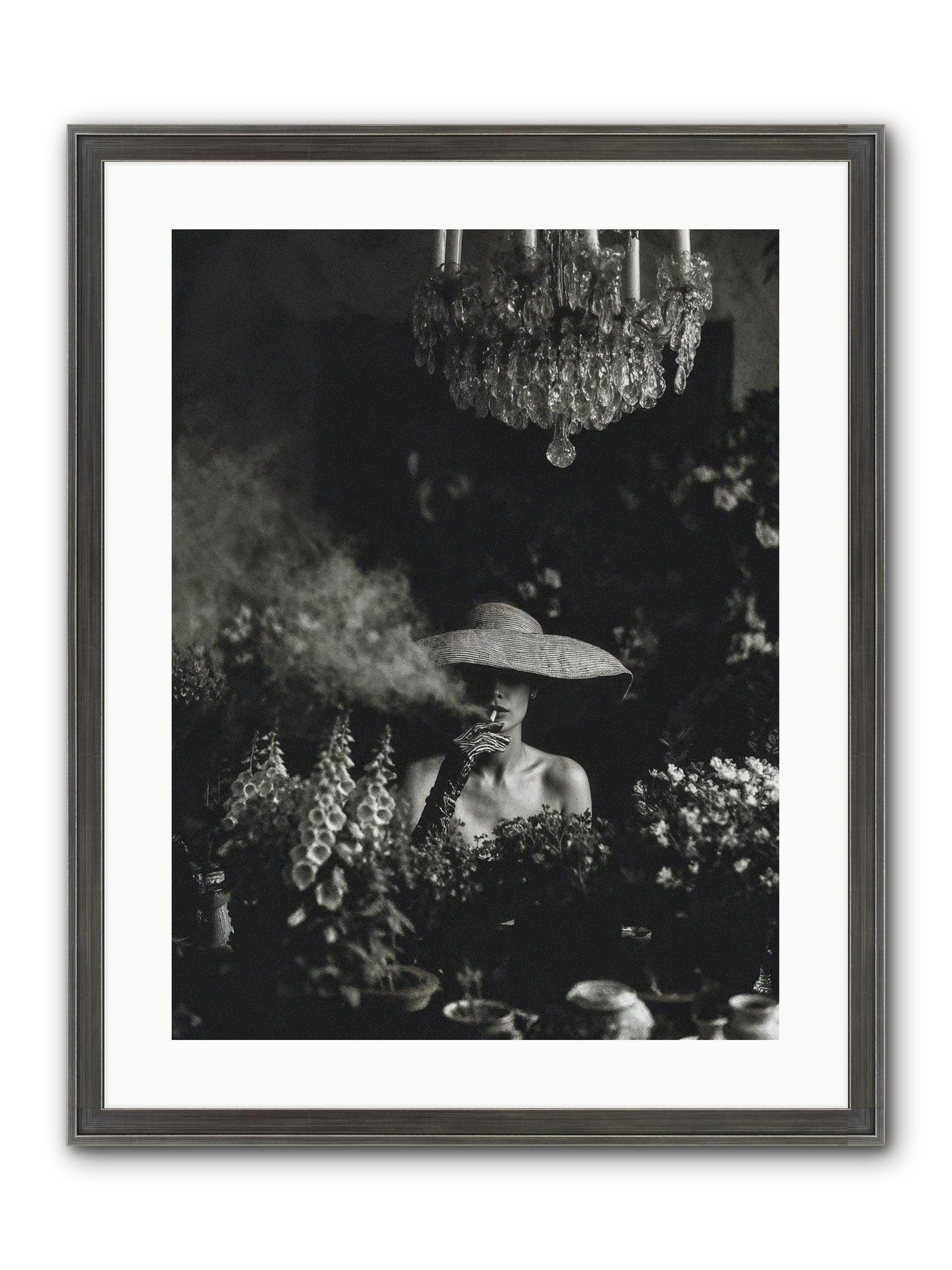 Beyond the Garden Wall Framed Print - Slimwoods Black/Silver 18x24