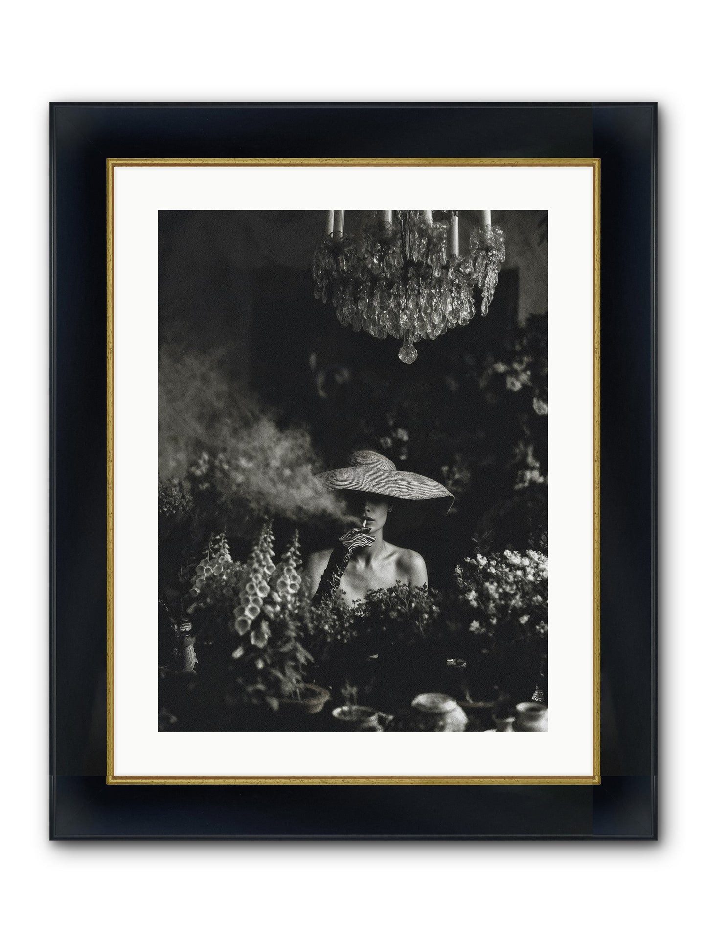 Beyond the Garden Wall Framed Print - Wide Black w/Gold 18x24