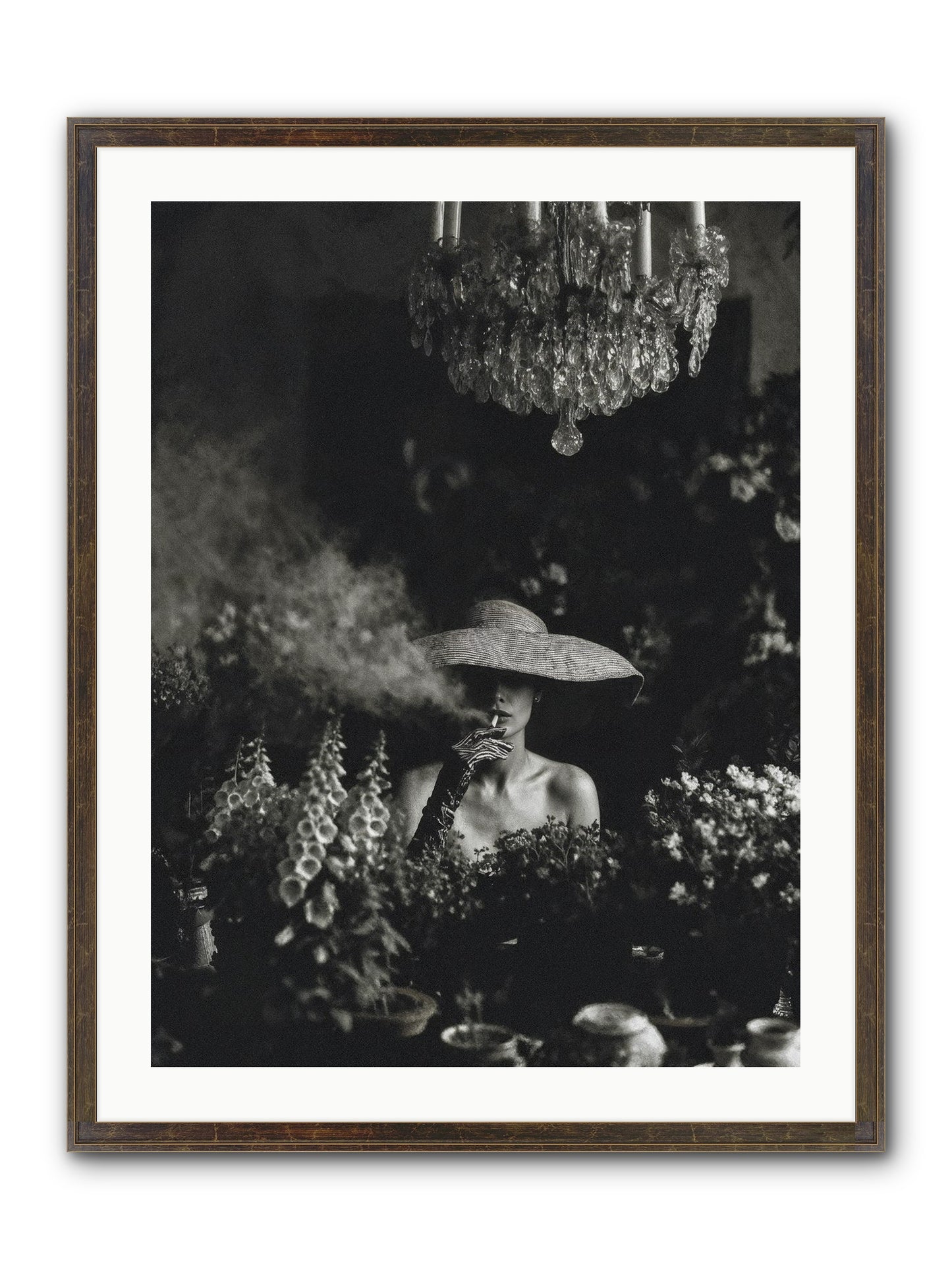 Beyond the Garden Wall Framed Print - Slimwoods Black/Gold 24x32