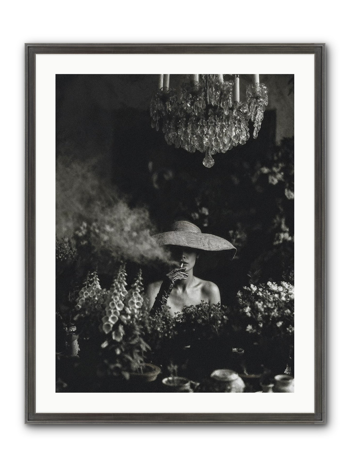 Beyond the Garden Wall Framed Print - Slimwoods Black/Silver 24x32