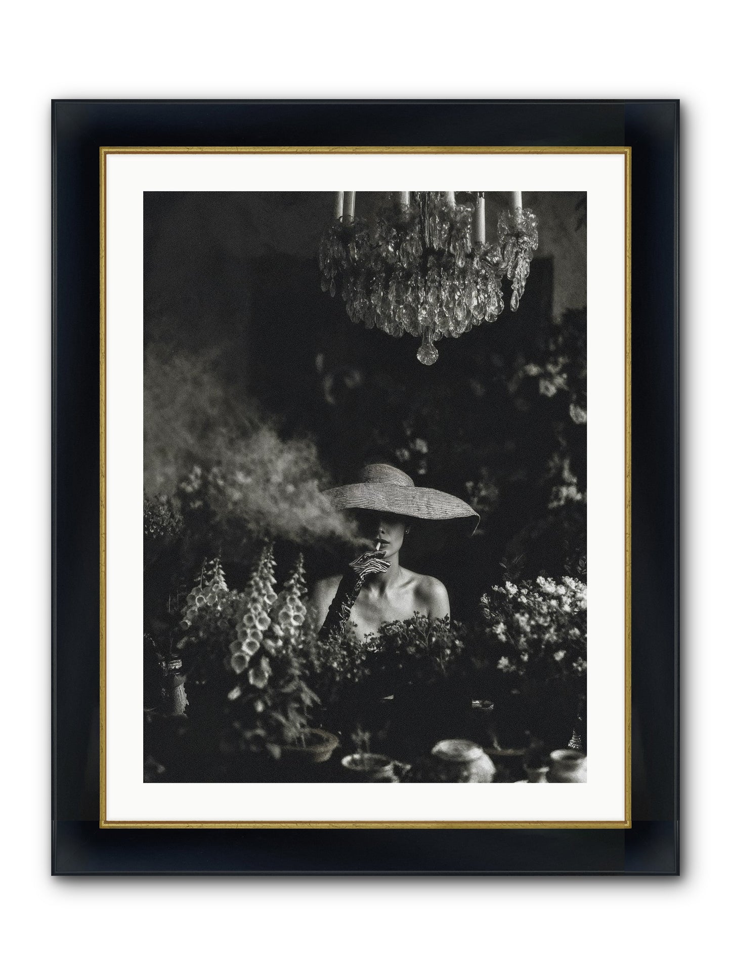 Beyond the Garden Wall Framed Print - Wide Black w/Gold 24x32