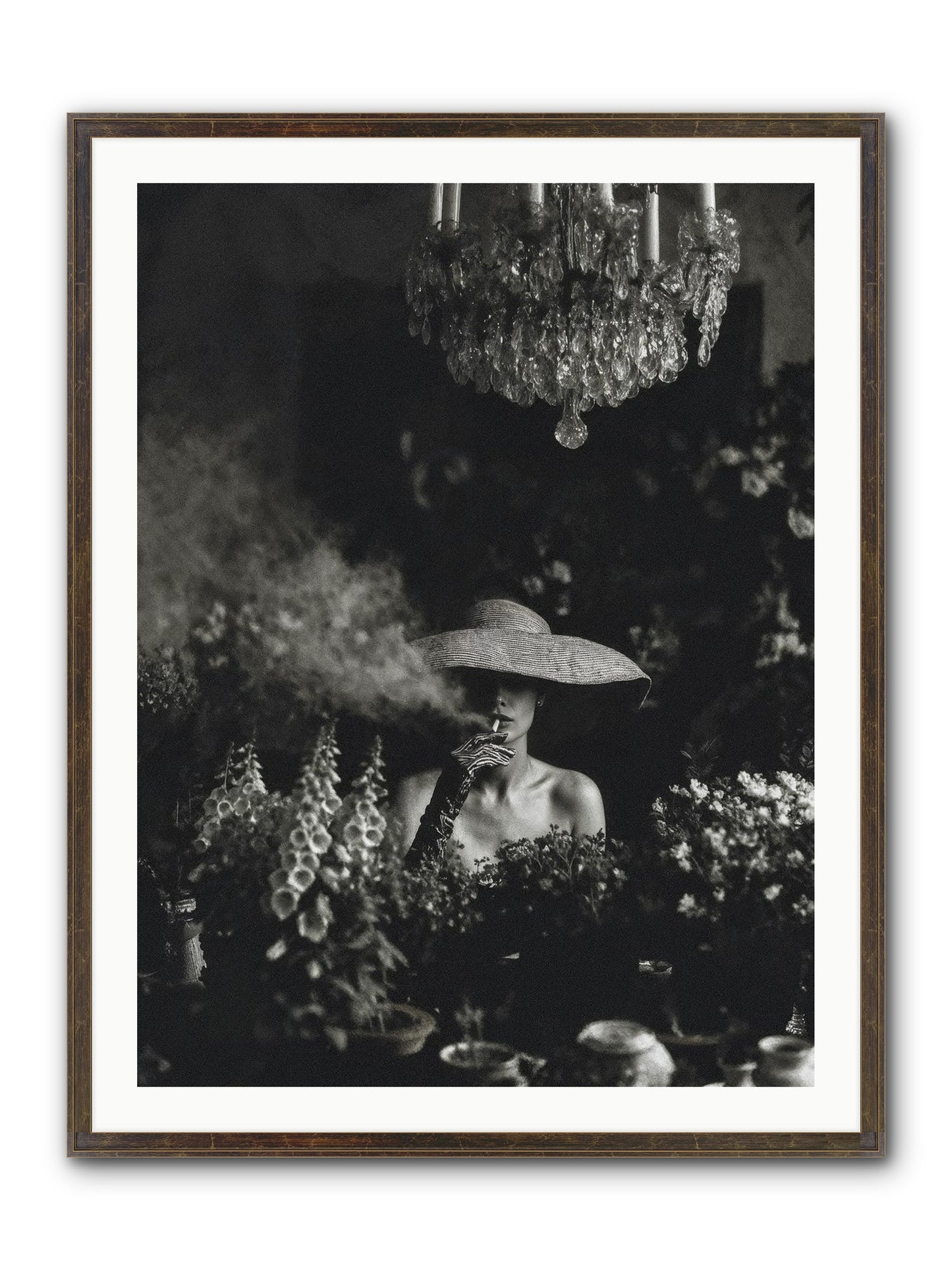Beyond the Garden Wall Framed Print - Slimwoods Black/Gold 30x40