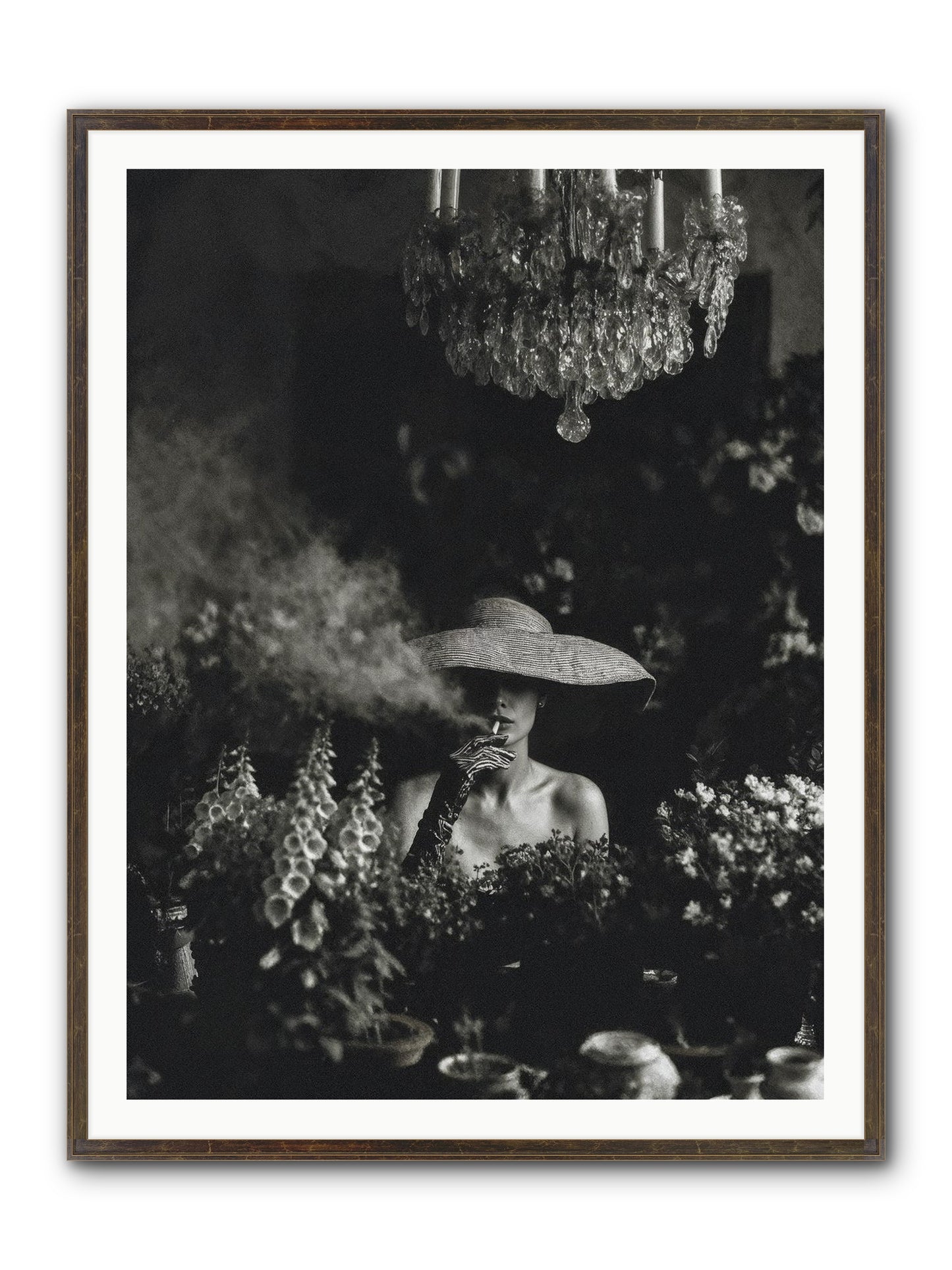 Beyond the Garden Wall Framed Print - Slimwoods Black/Gold 36x48
